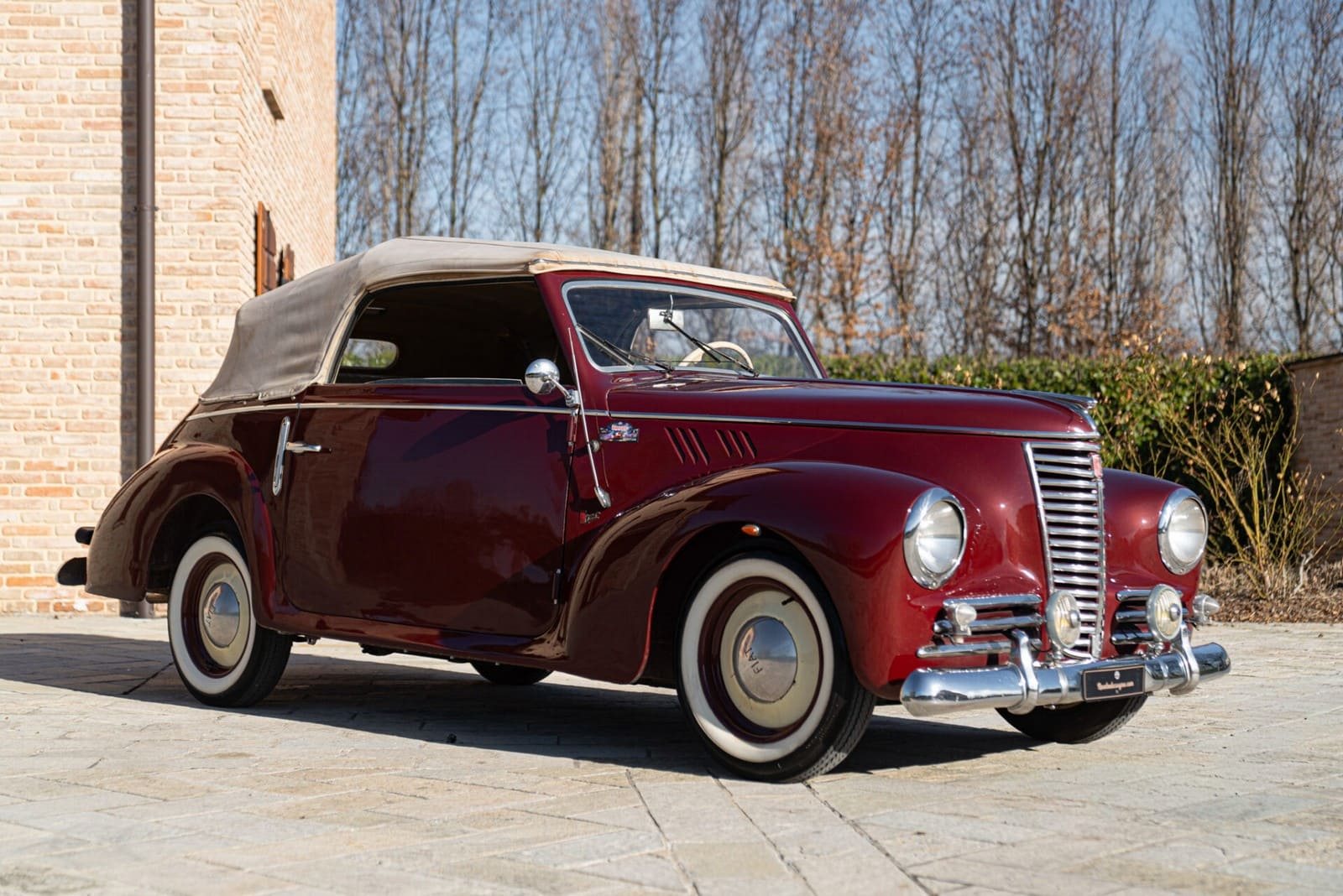 1947 - FIAT 1100 CABRIOLET CARROZZERIE SPECIALI, foto 4