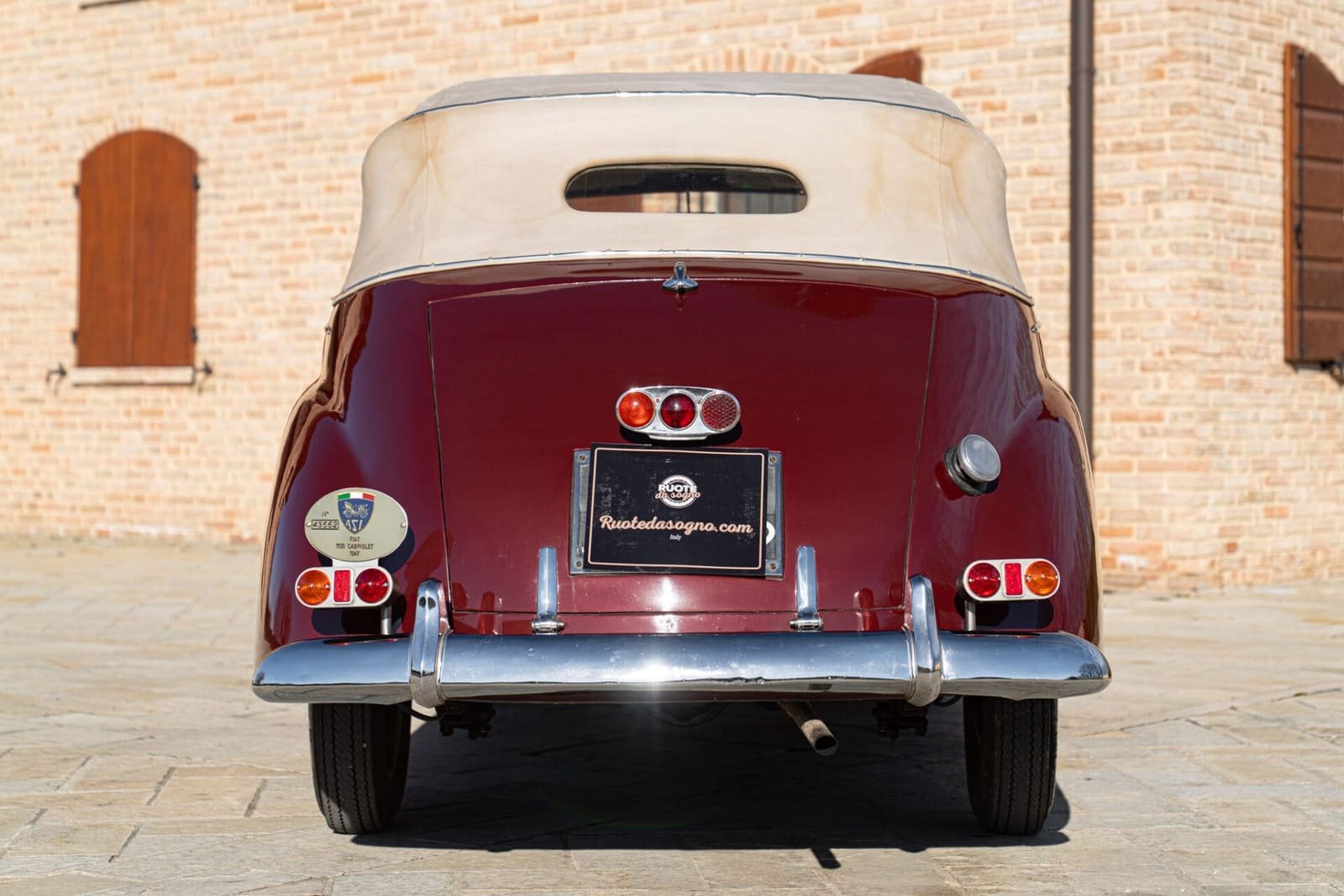 1947 - FIAT 1100 CABRIOLET CARROZZERIE SPECIALI, foto 15