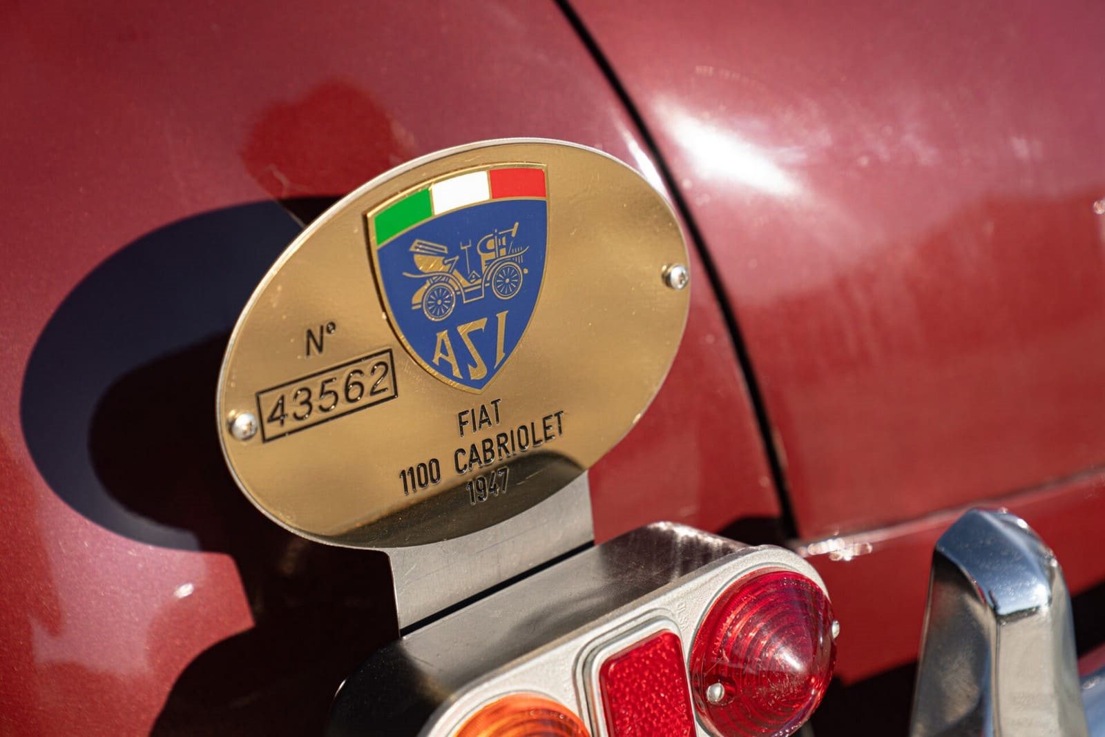 1947 - FIAT 1100 CABRIOLET CARROZZERIE SPECIALI, foto 18