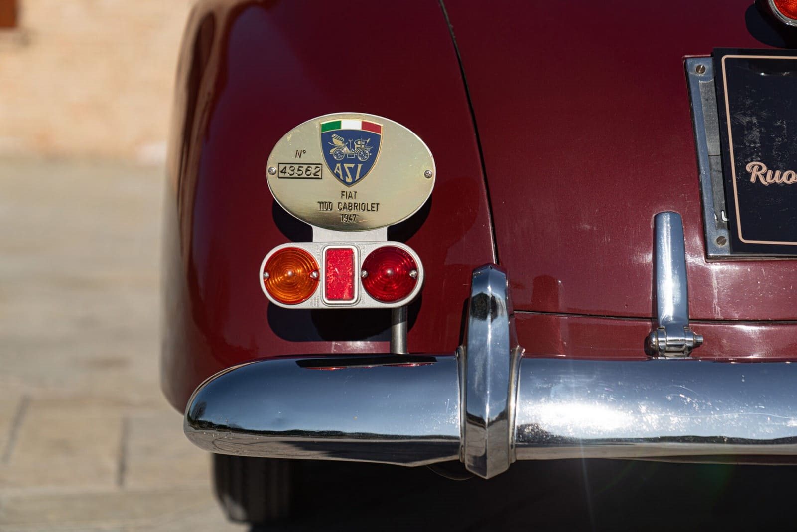 1947 - FIAT 1100 CABRIOLET CARROZZERIE SPECIALI, foto 36
