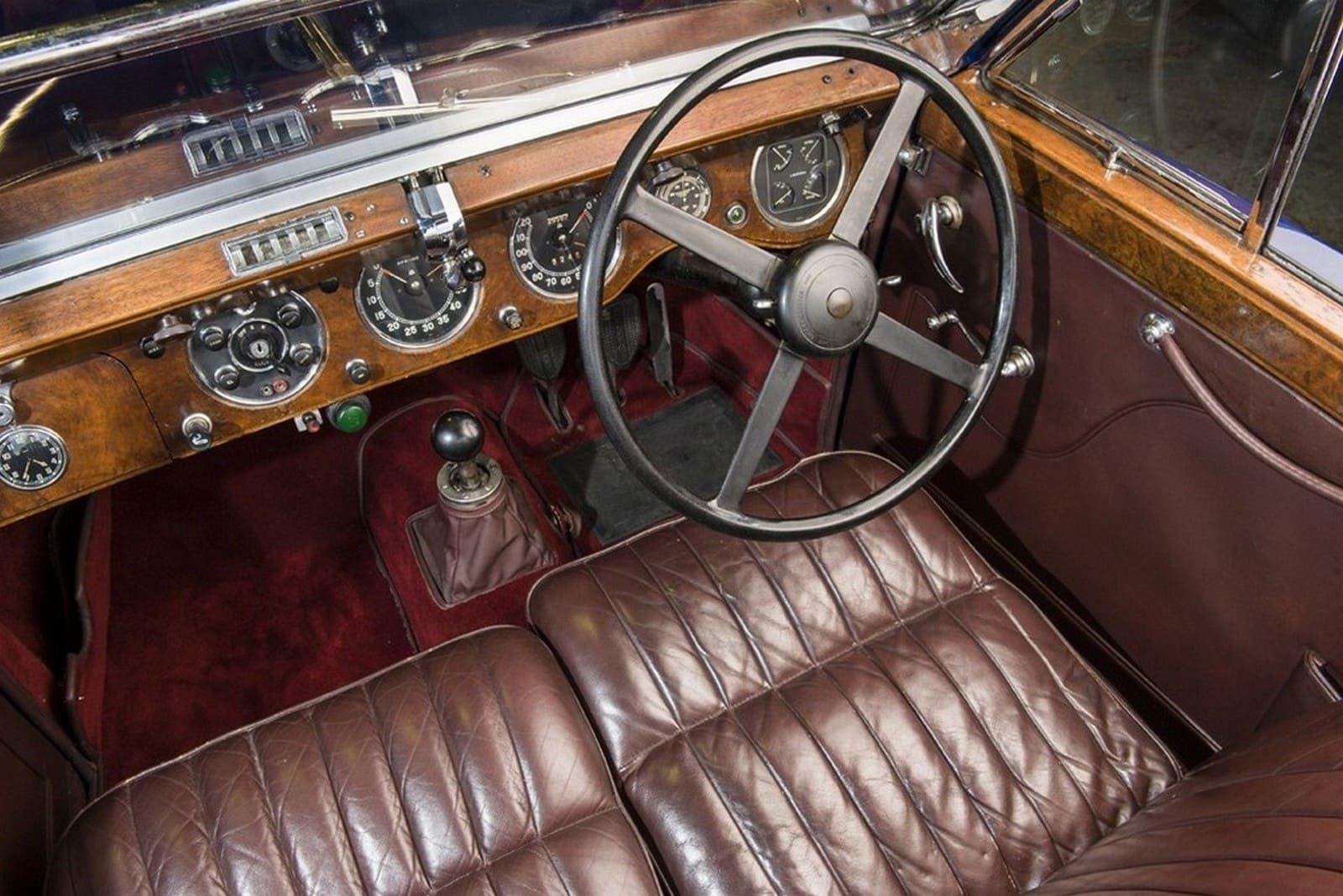 1938 - LAGONDA V12 DROPHEAD COUPE DARK BLUE, foto 6