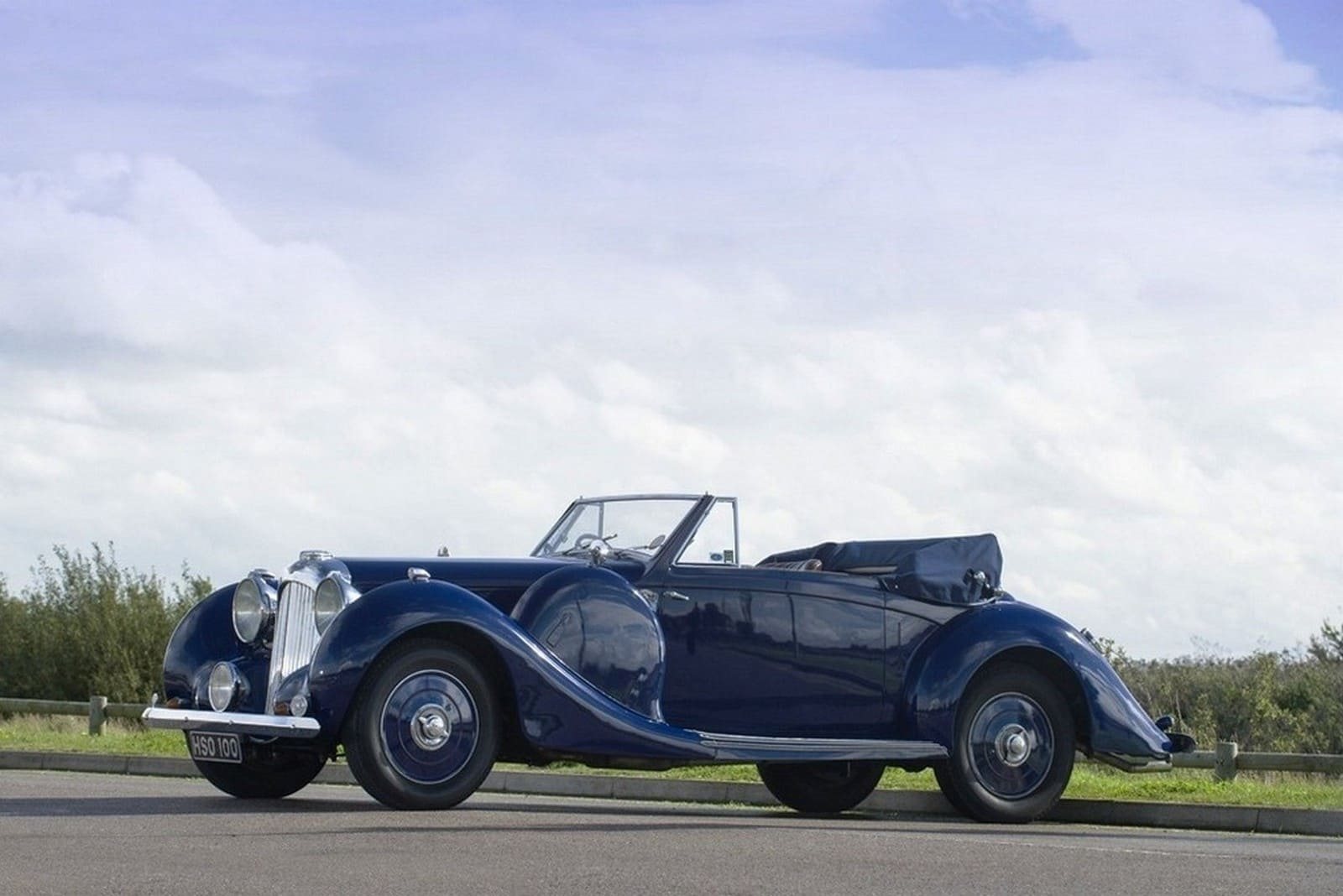 1938 - LAGONDA V12 DROPHEAD COUPE DARK BLUE, foto 9