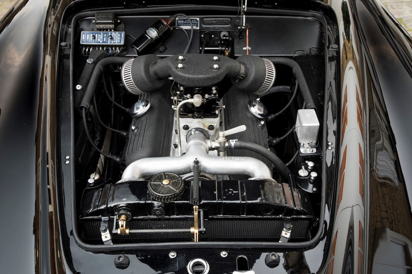 1955 - LANCIA AURELIA B24 SPIDER AMERICA BLACK, foto 9
