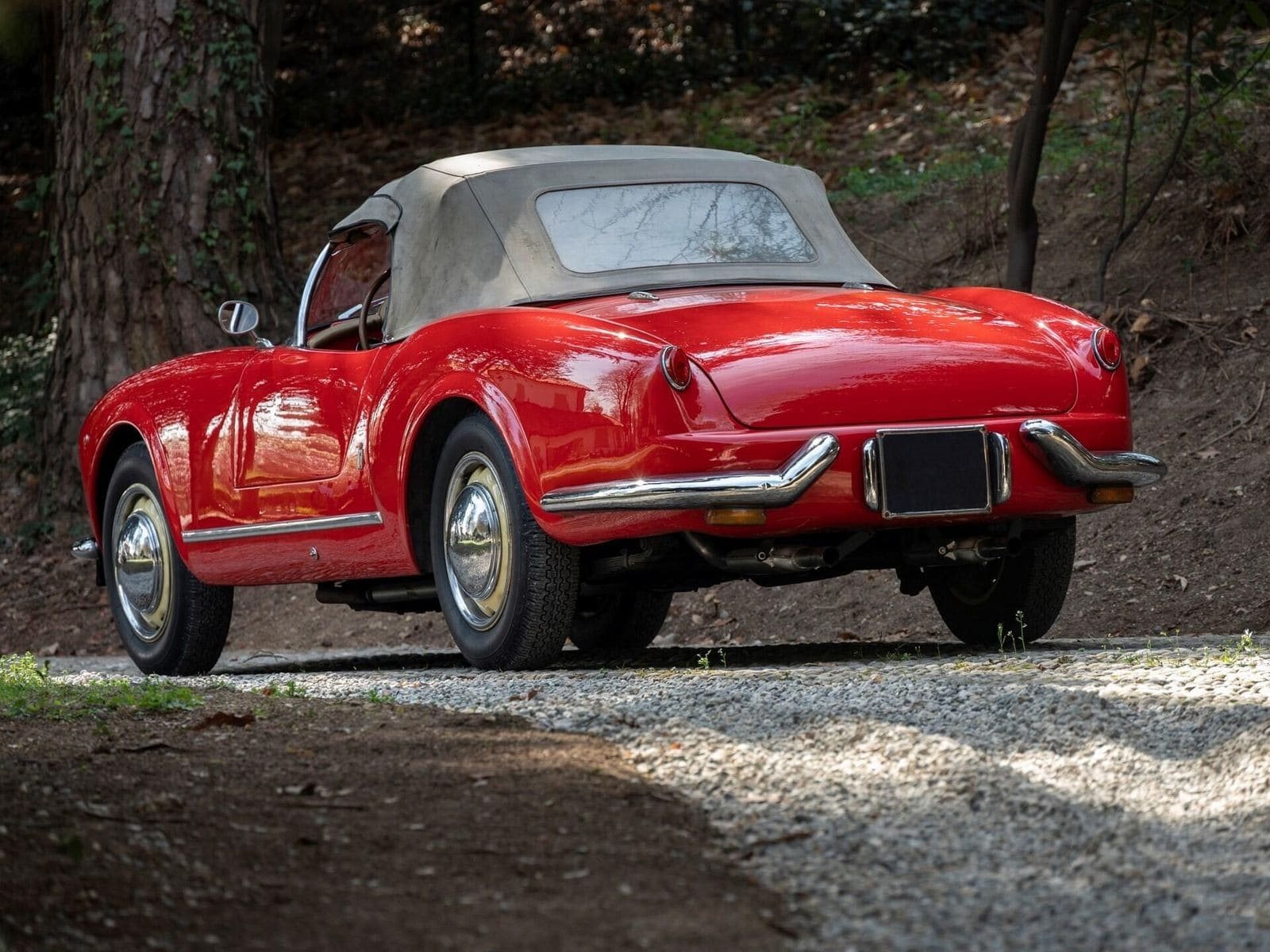 1955 - LANCIA AURELIA B24 SPIDER AMERICA RED, foto 2