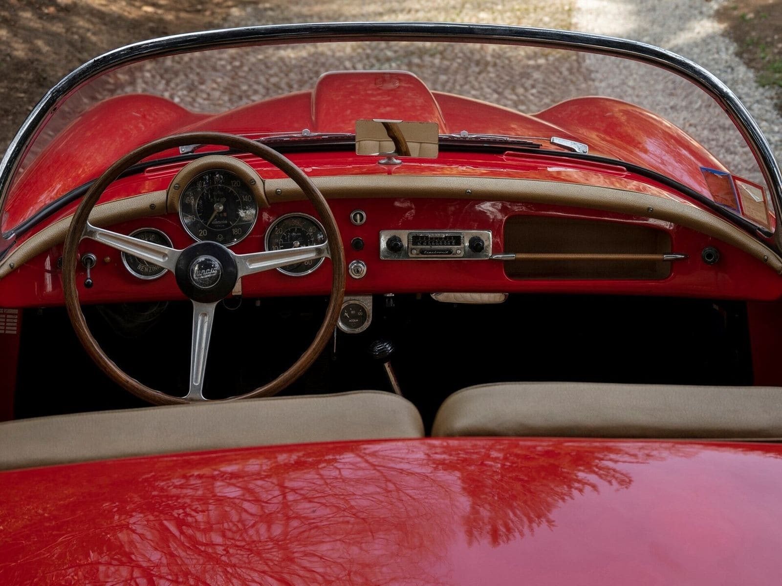 1955 - LANCIA AURELIA B24 SPIDER AMERICA RED, foto 8