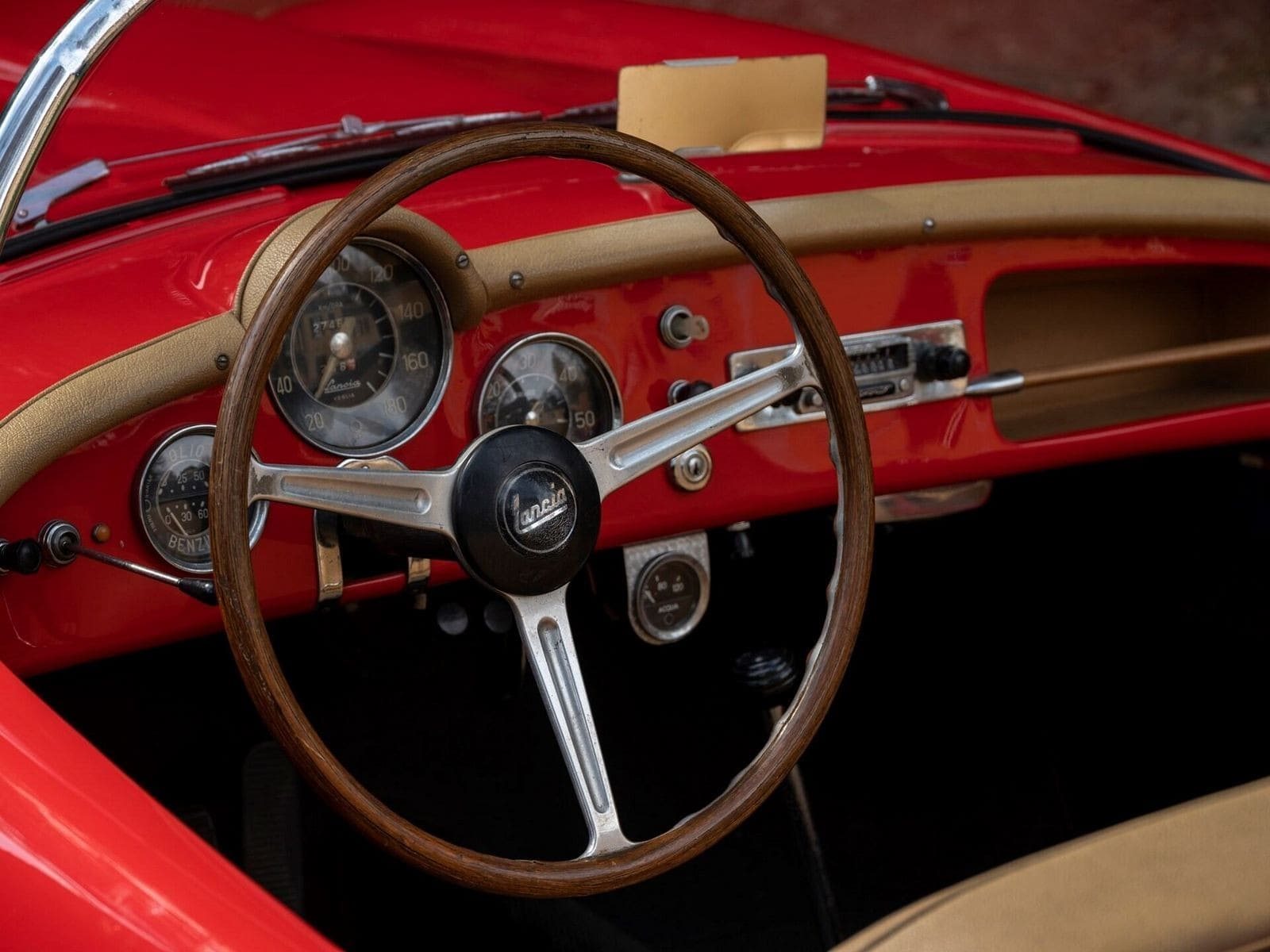 1955 - LANCIA AURELIA B24 SPIDER AMERICA RED, foto 9