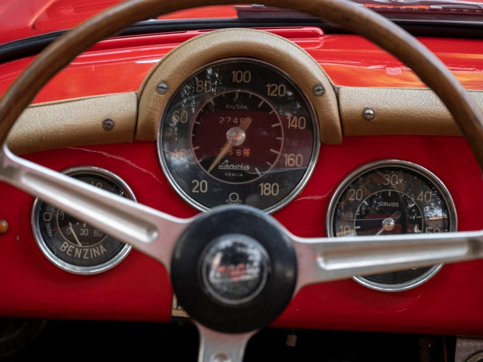 1955 - LANCIA AURELIA B24 SPIDER AMERICA RED, foto 12