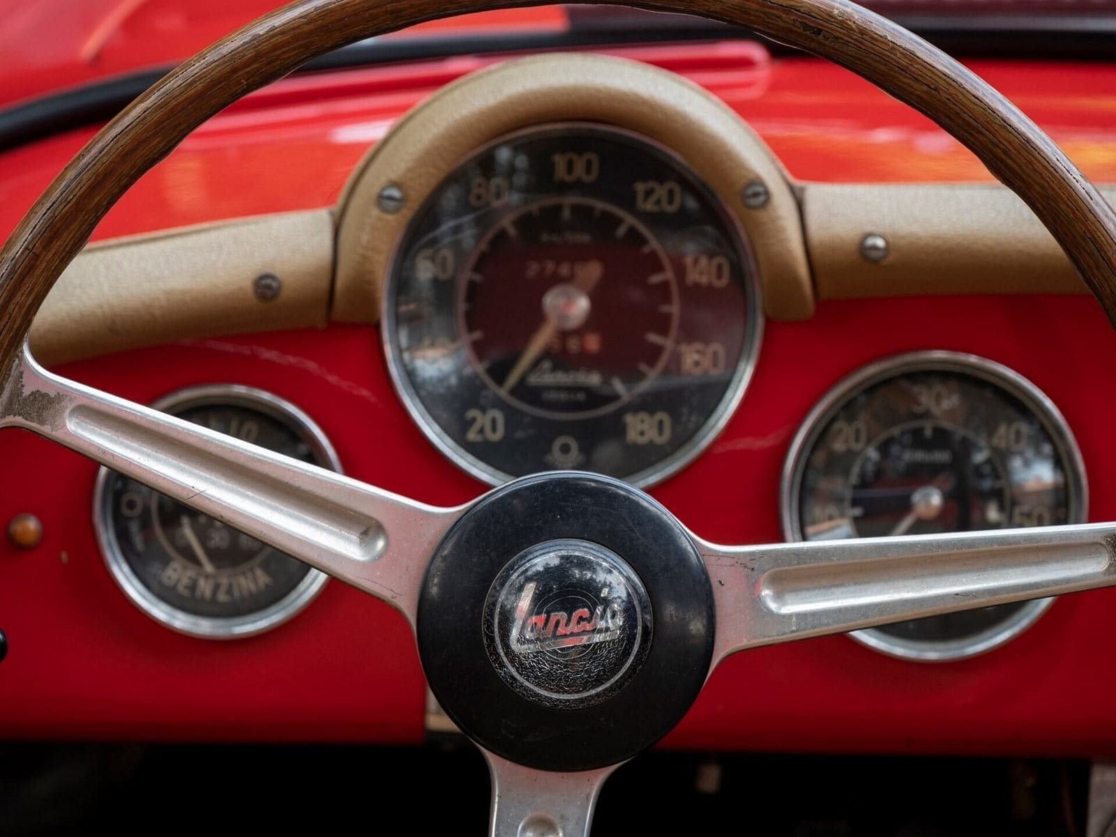 1955 - LANCIA AURELIA B24 SPIDER AMERICA RED, foto 13