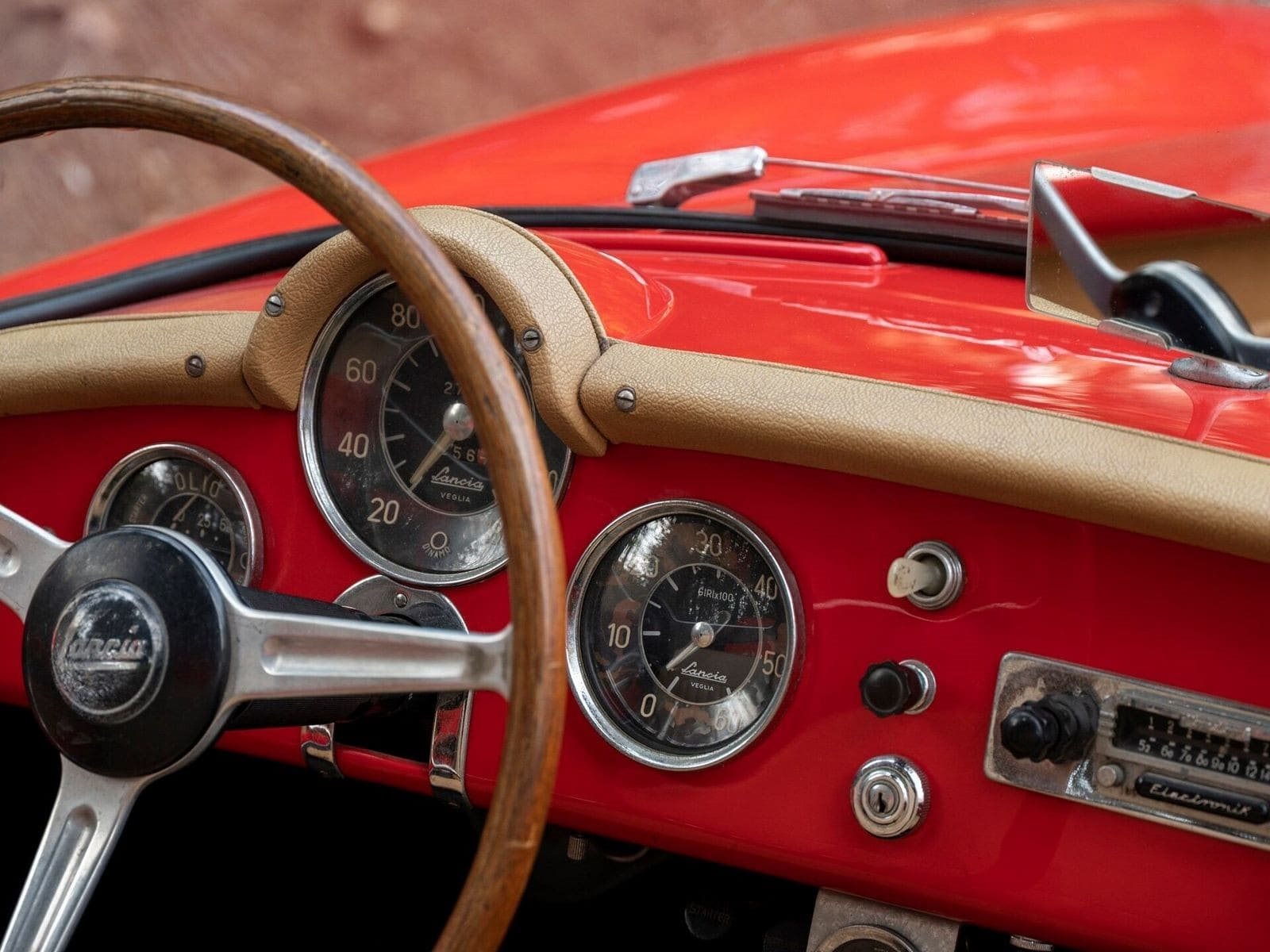 1955 - LANCIA AURELIA B24 SPIDER AMERICA RED, foto 15