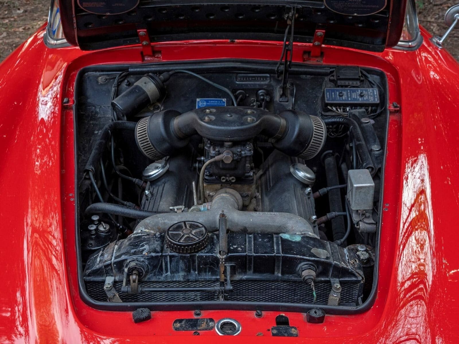 1955 - LANCIA AURELIA B24 SPIDER AMERICA RED, foto 35