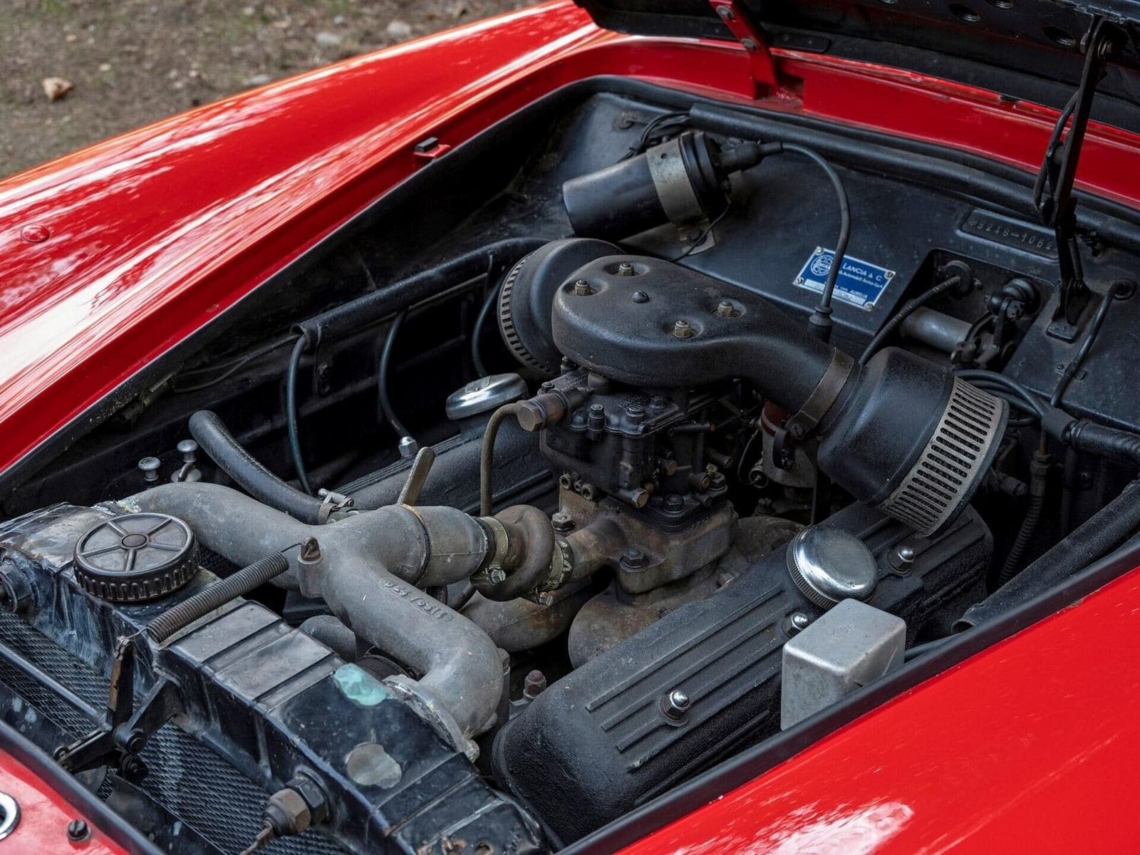 1955 - LANCIA AURELIA B24 SPIDER AMERICA RED, foto 36
