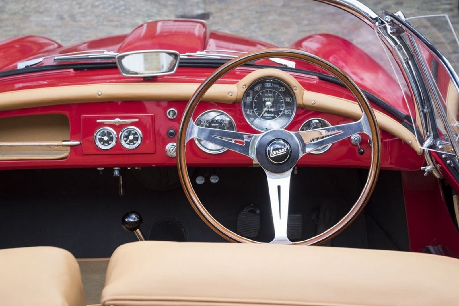 1955 - LANCIA AURELIA B24 SPIDER AMERICA RED, foto 50