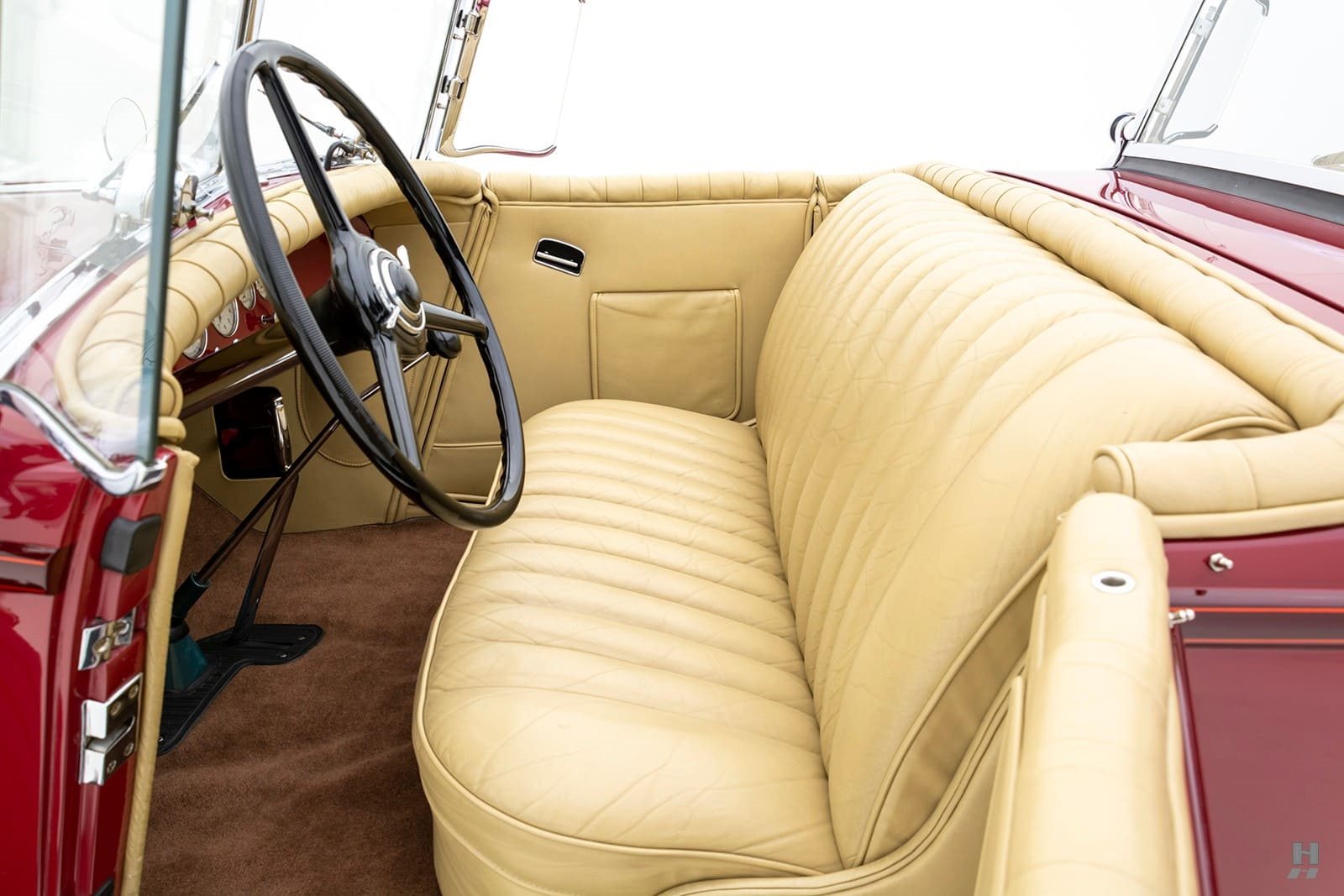 CHRYSLER CG IMPERIAL LEBARON DUAL COWL PHAETON BURGUNDY, foto 8