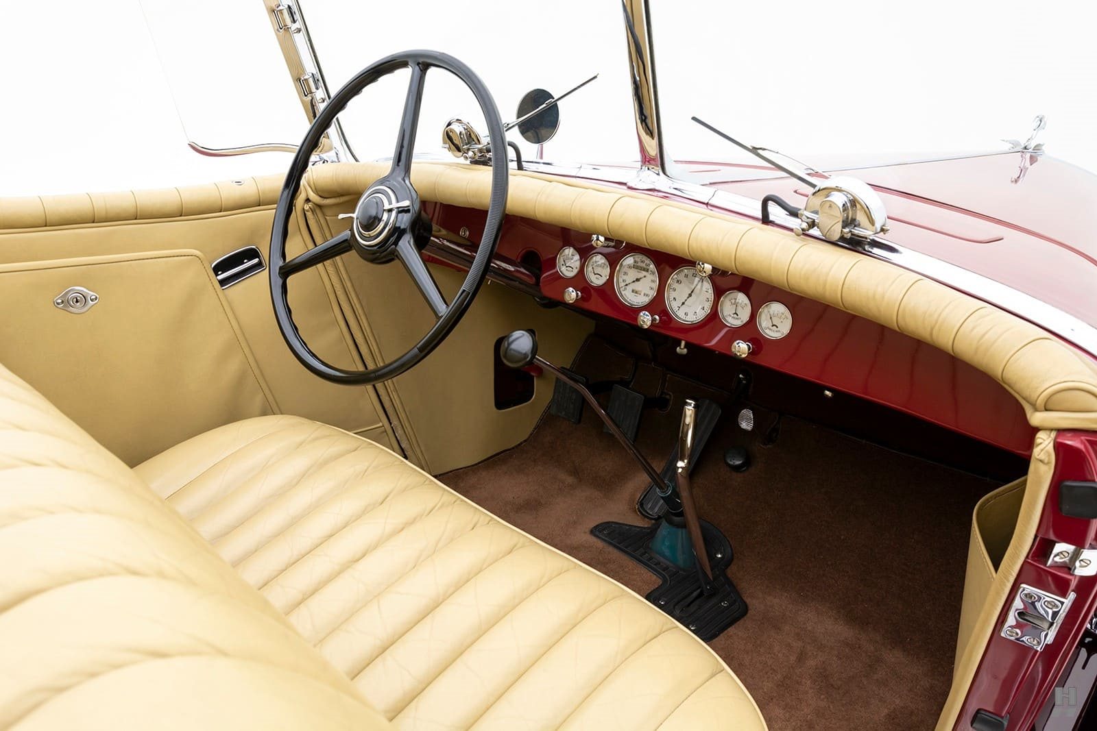 CHRYSLER CG IMPERIAL LEBARON DUAL COWL PHAETON BURGUNDY, foto 9