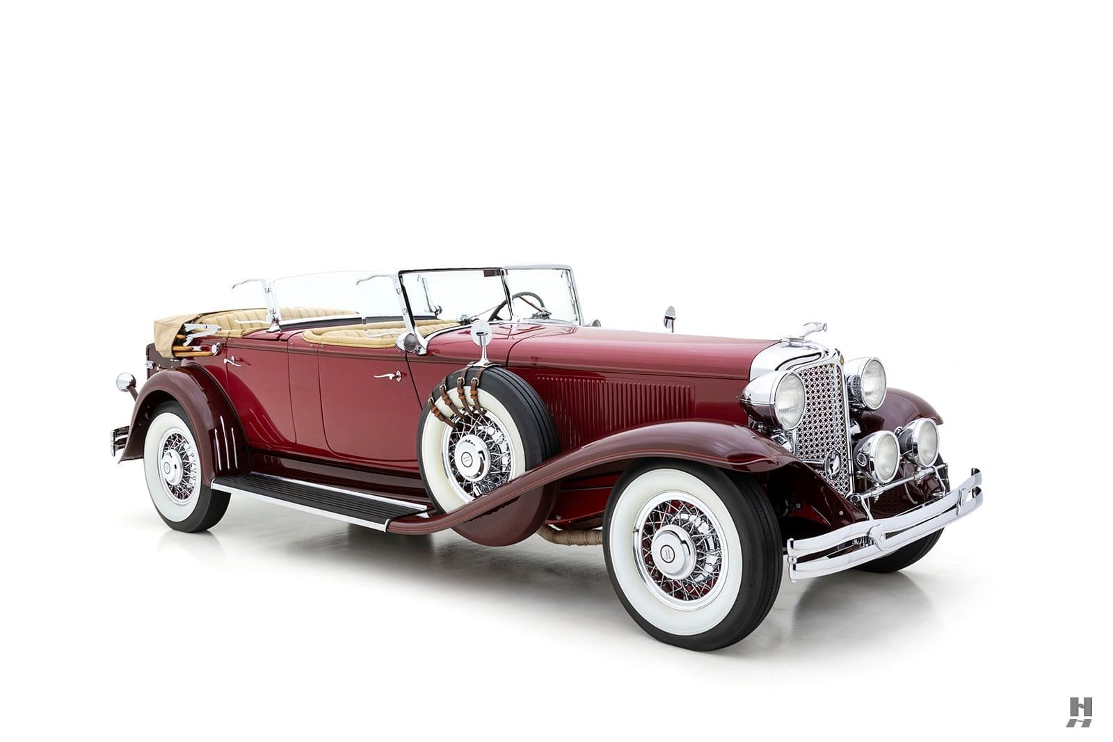 CHRYSLER CG IMPERIAL LEBARON DUAL COWL PHAETON BURGUNDY, foto 30