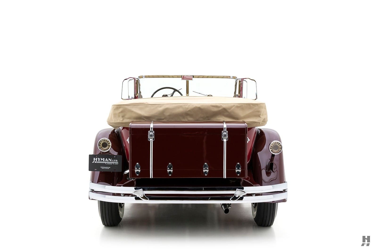 CHRYSLER CG IMPERIAL LEBARON DUAL COWL PHAETON BURGUNDY, foto 36