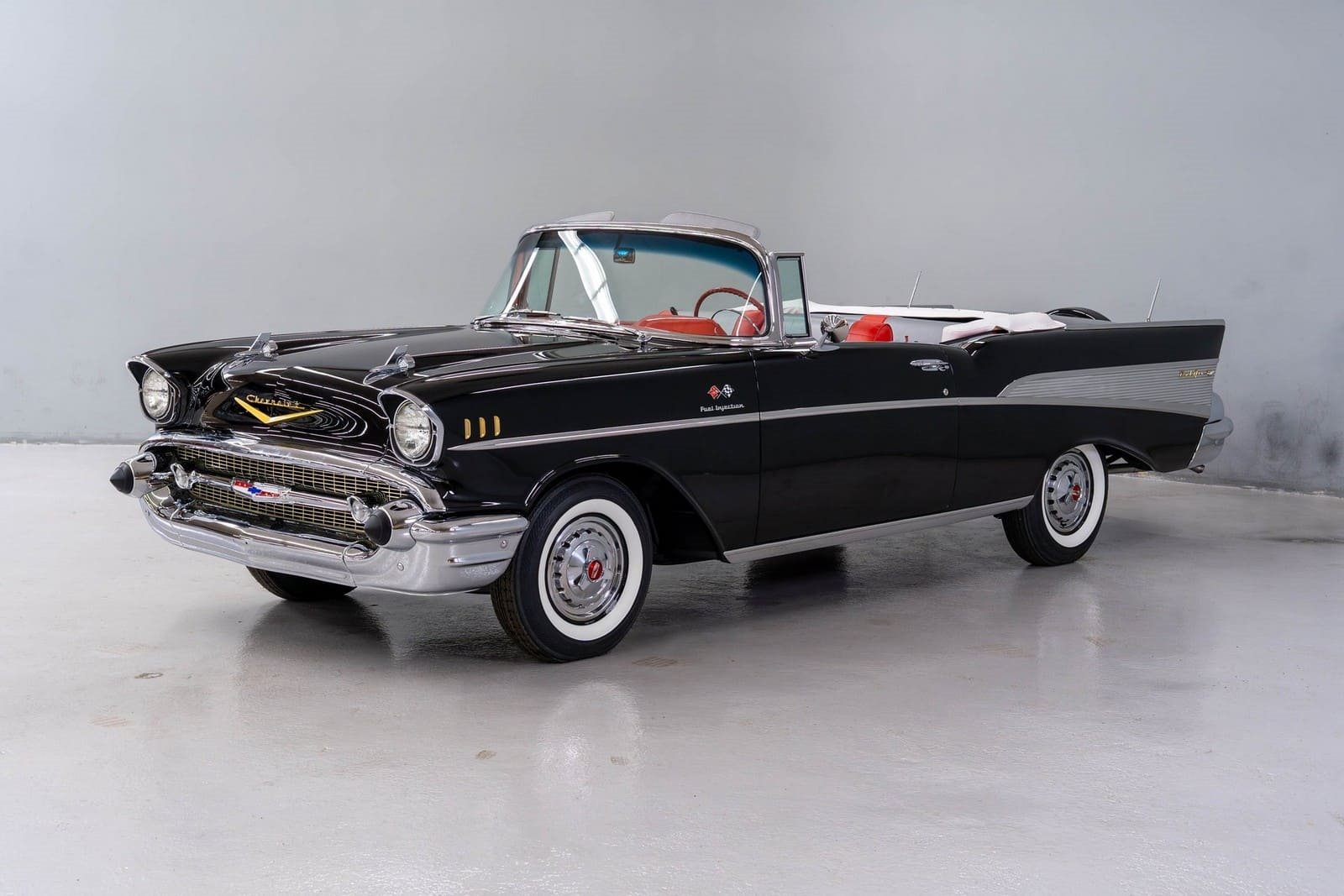 CHEVROLET BEL AIR CONVERTIBLE ONYX BLACK, foto 1