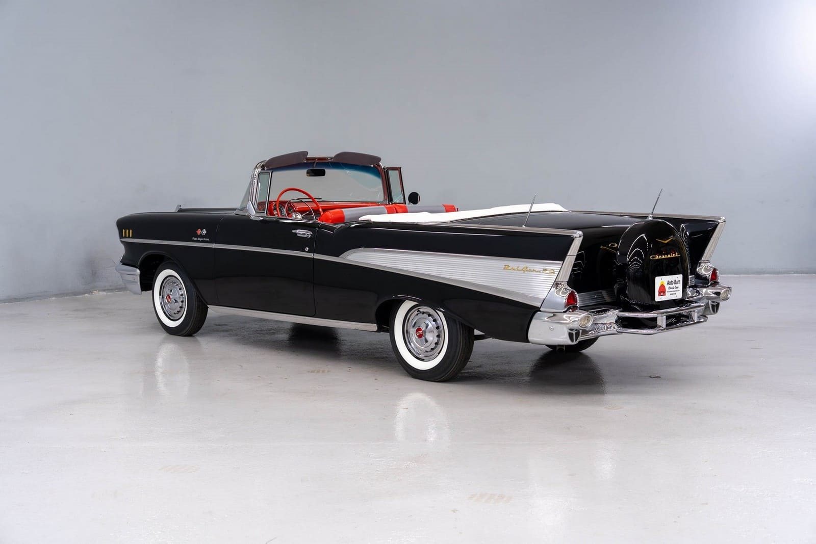 CHEVROLET BEL AIR CONVERTIBLE ONYX BLACK, foto 3