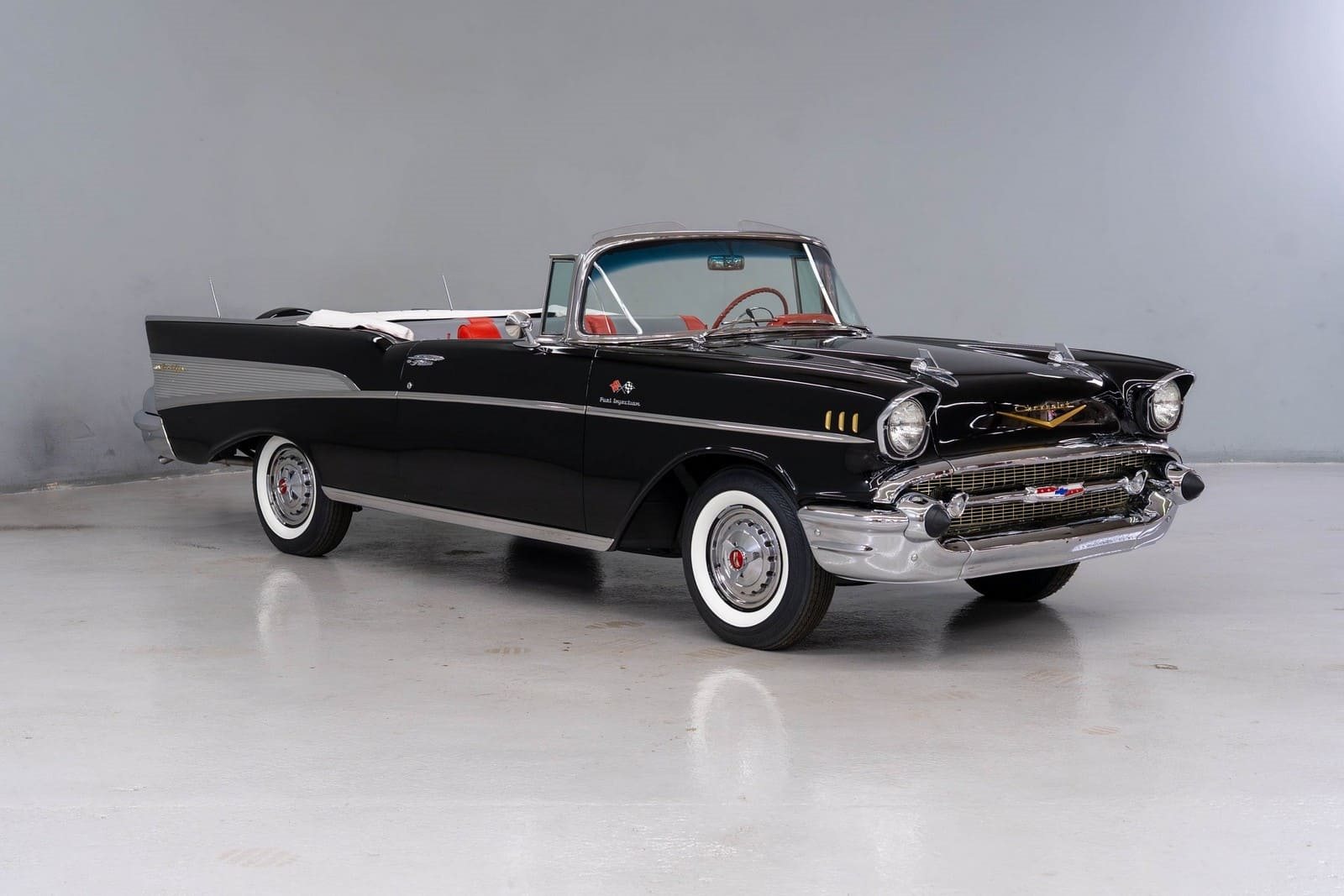 CHEVROLET BEL AIR CONVERTIBLE ONYX BLACK, foto 6