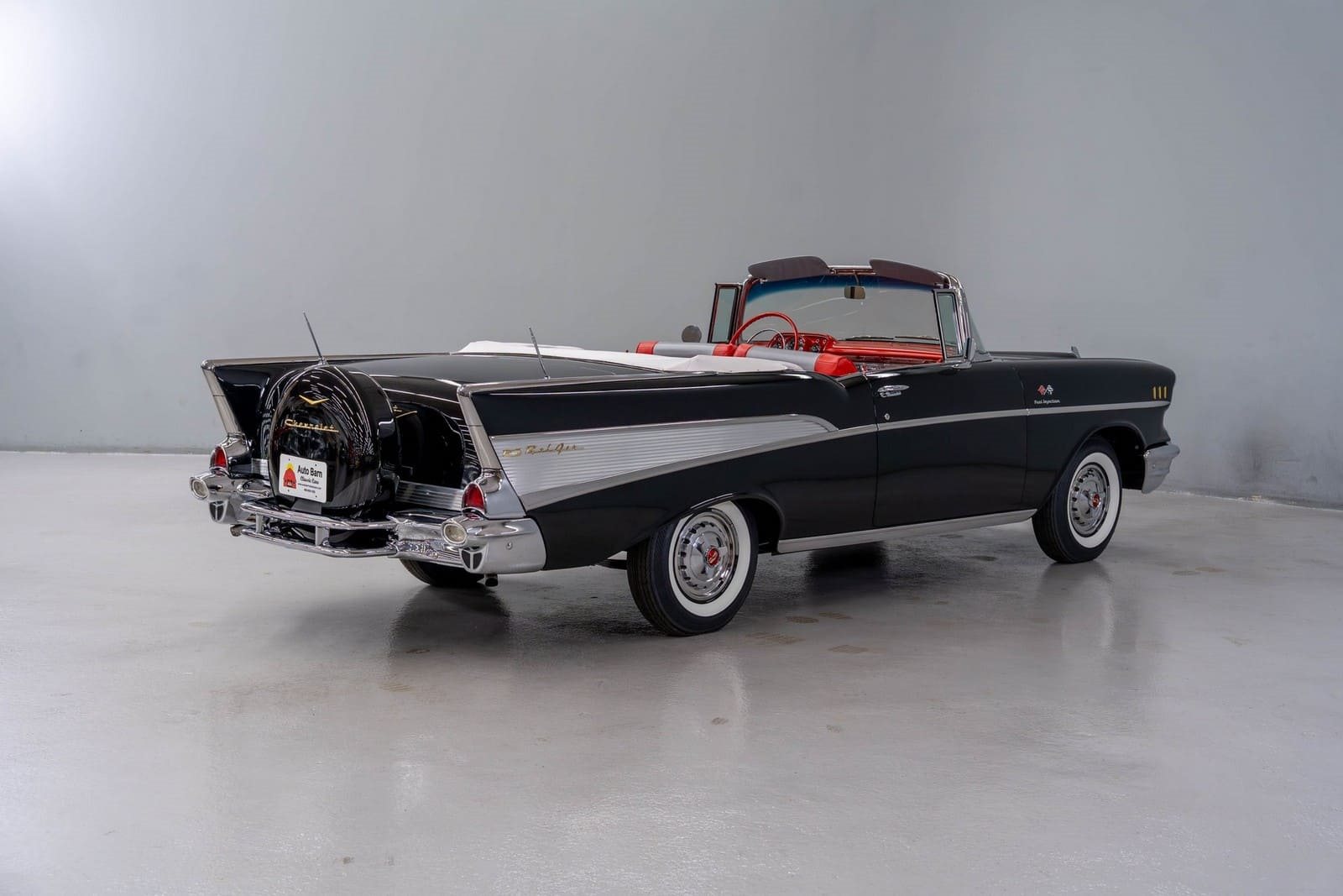 CHEVROLET BEL AIR CONVERTIBLE ONYX BLACK, foto 7