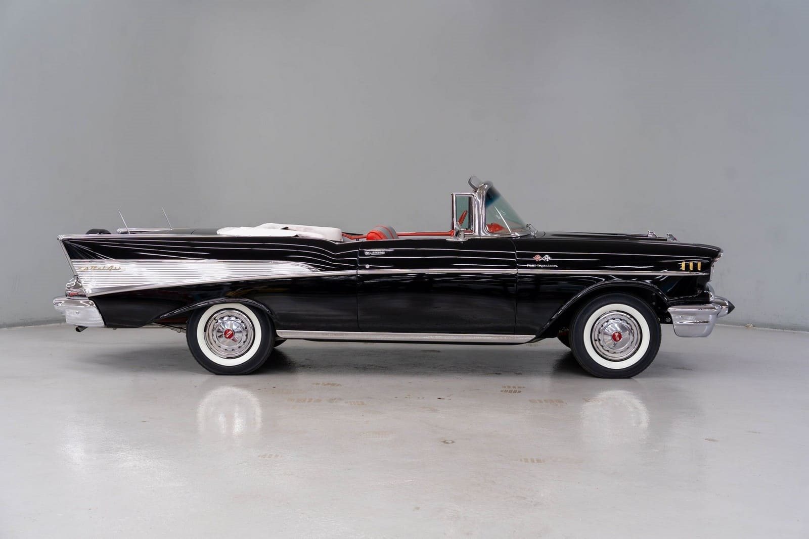 CHEVROLET BEL AIR CONVERTIBLE ONYX BLACK, foto 8