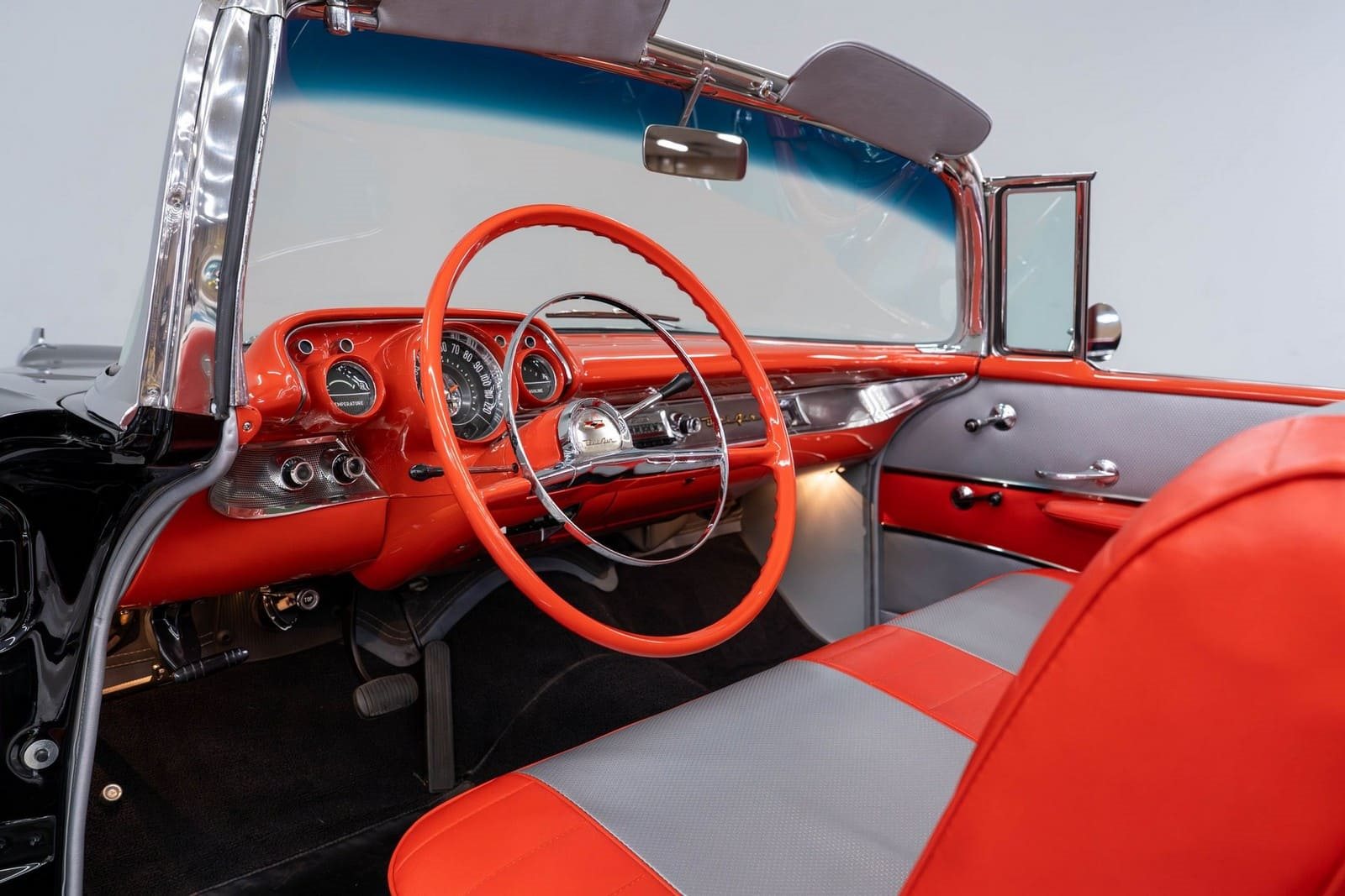 CHEVROLET BEL AIR CONVERTIBLE ONYX BLACK, foto 12