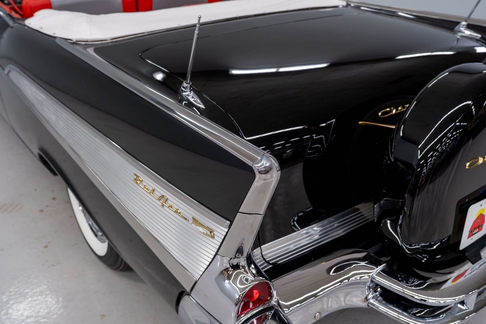 CHEVROLET BEL AIR CONVERTIBLE ONYX BLACK, foto 37
