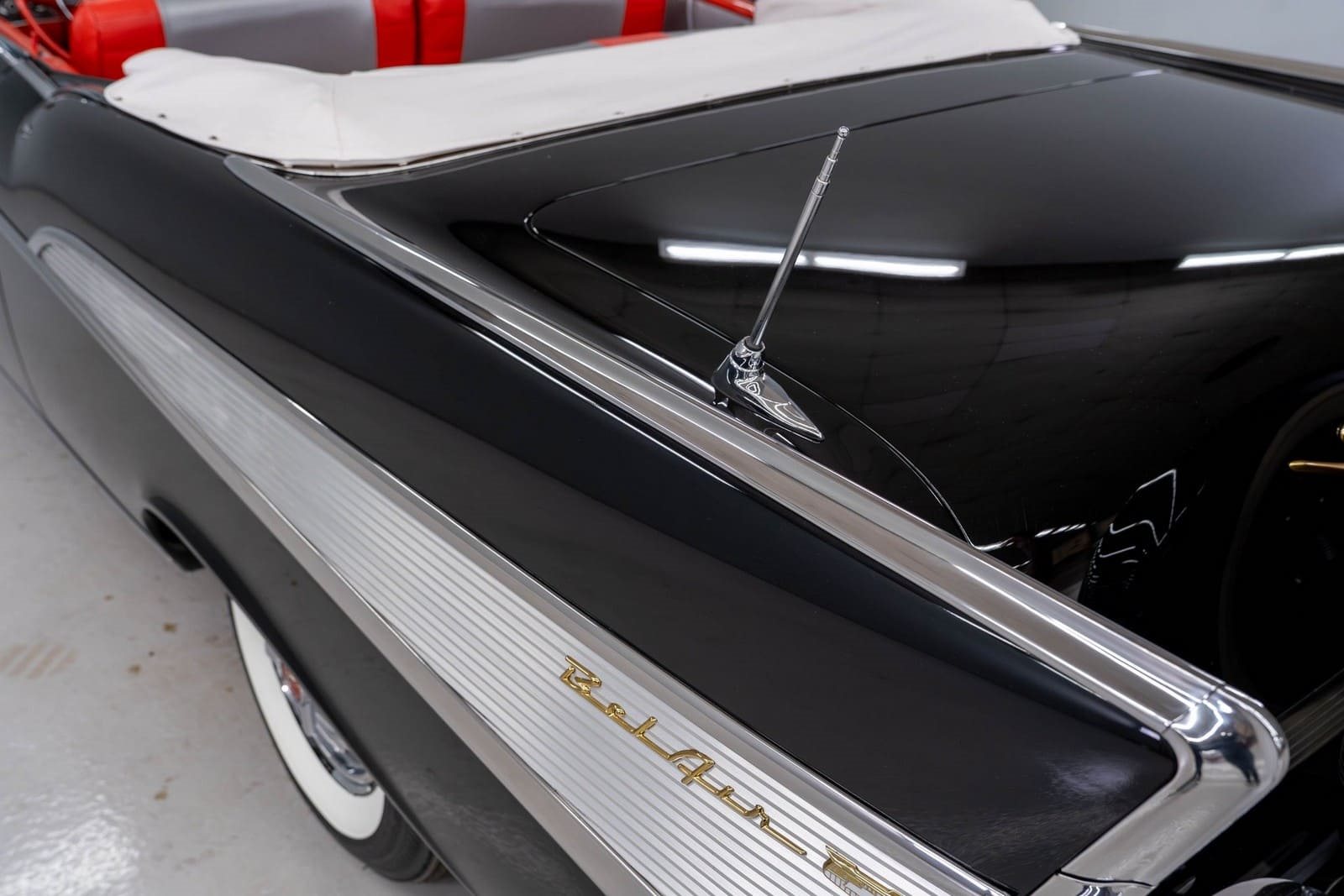 CHEVROLET BEL AIR CONVERTIBLE ONYX BLACK, foto 38