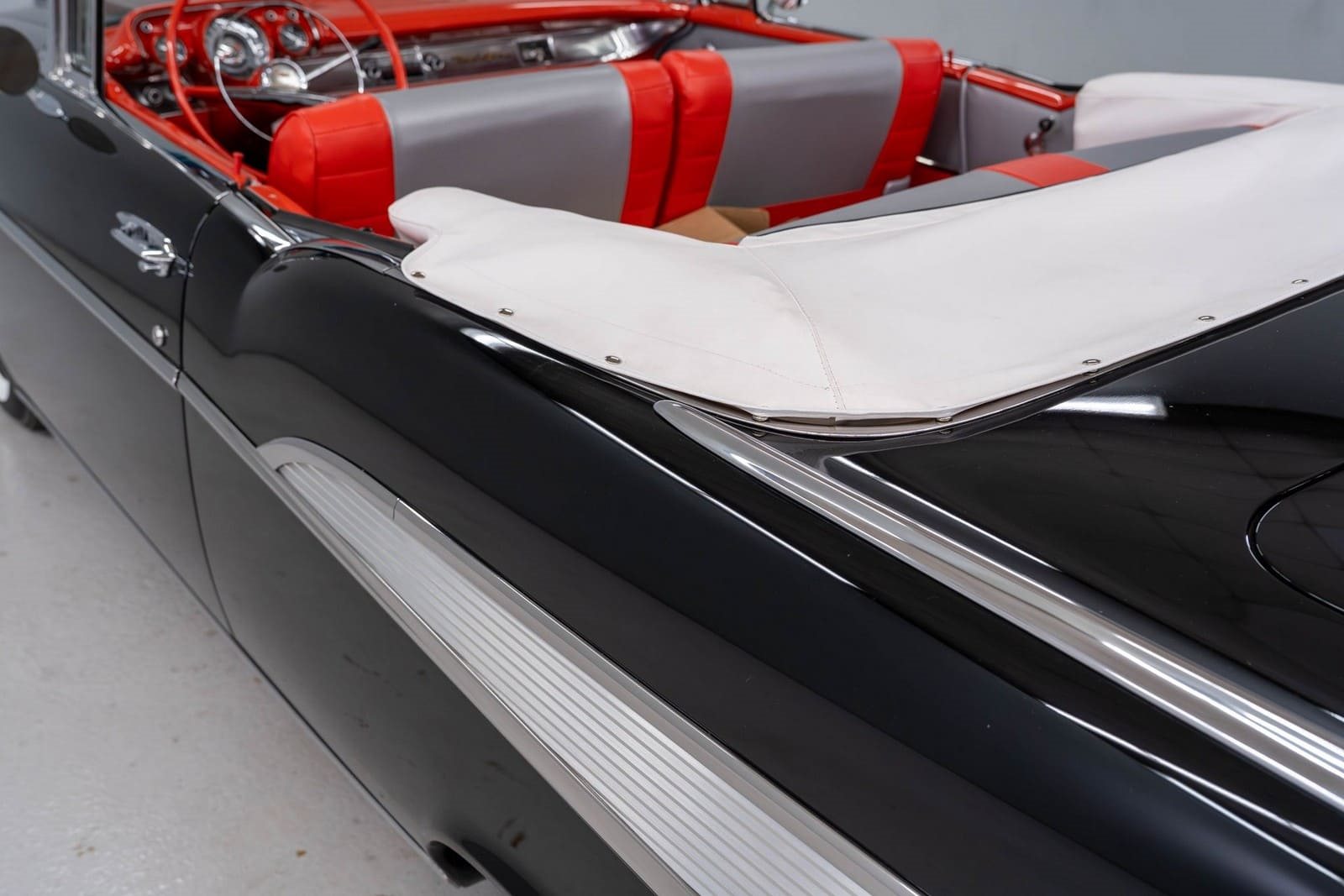 CHEVROLET BEL AIR CONVERTIBLE ONYX BLACK, foto 40