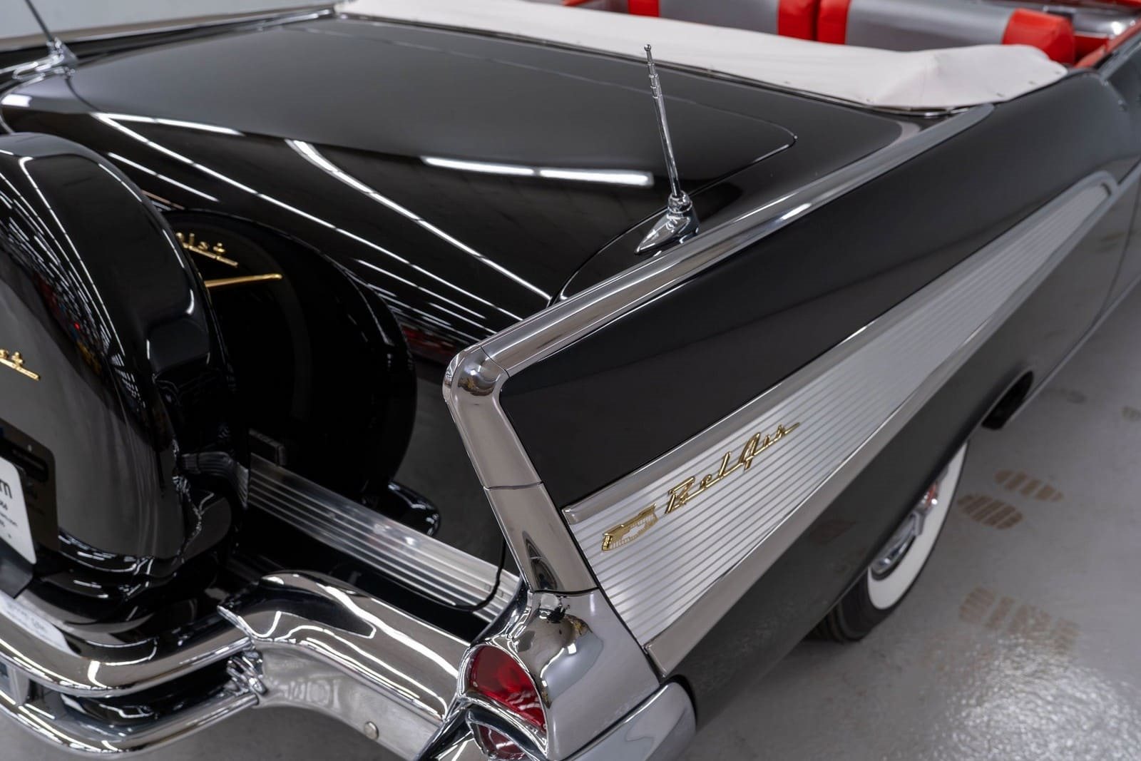 CHEVROLET BEL AIR CONVERTIBLE ONYX BLACK, foto 48