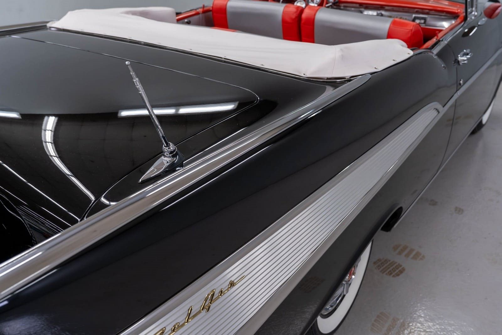 CHEVROLET BEL AIR CONVERTIBLE ONYX BLACK, foto 49