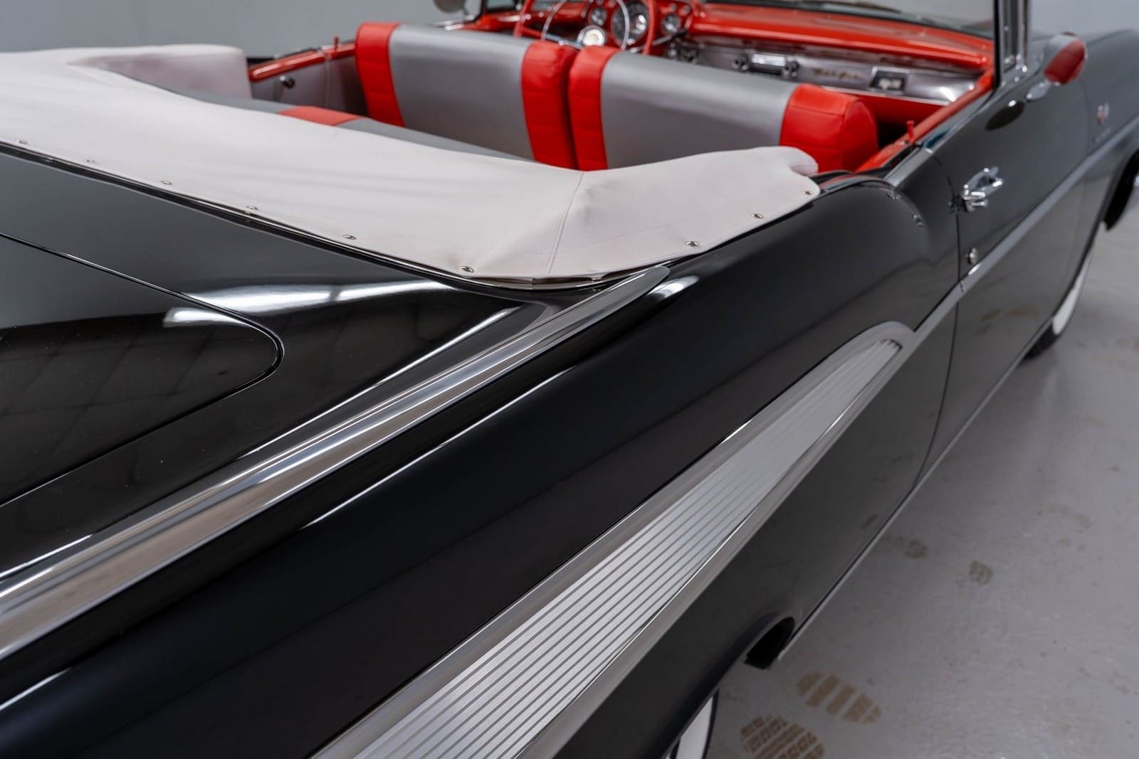 CHEVROLET BEL AIR CONVERTIBLE ONYX BLACK, foto 50