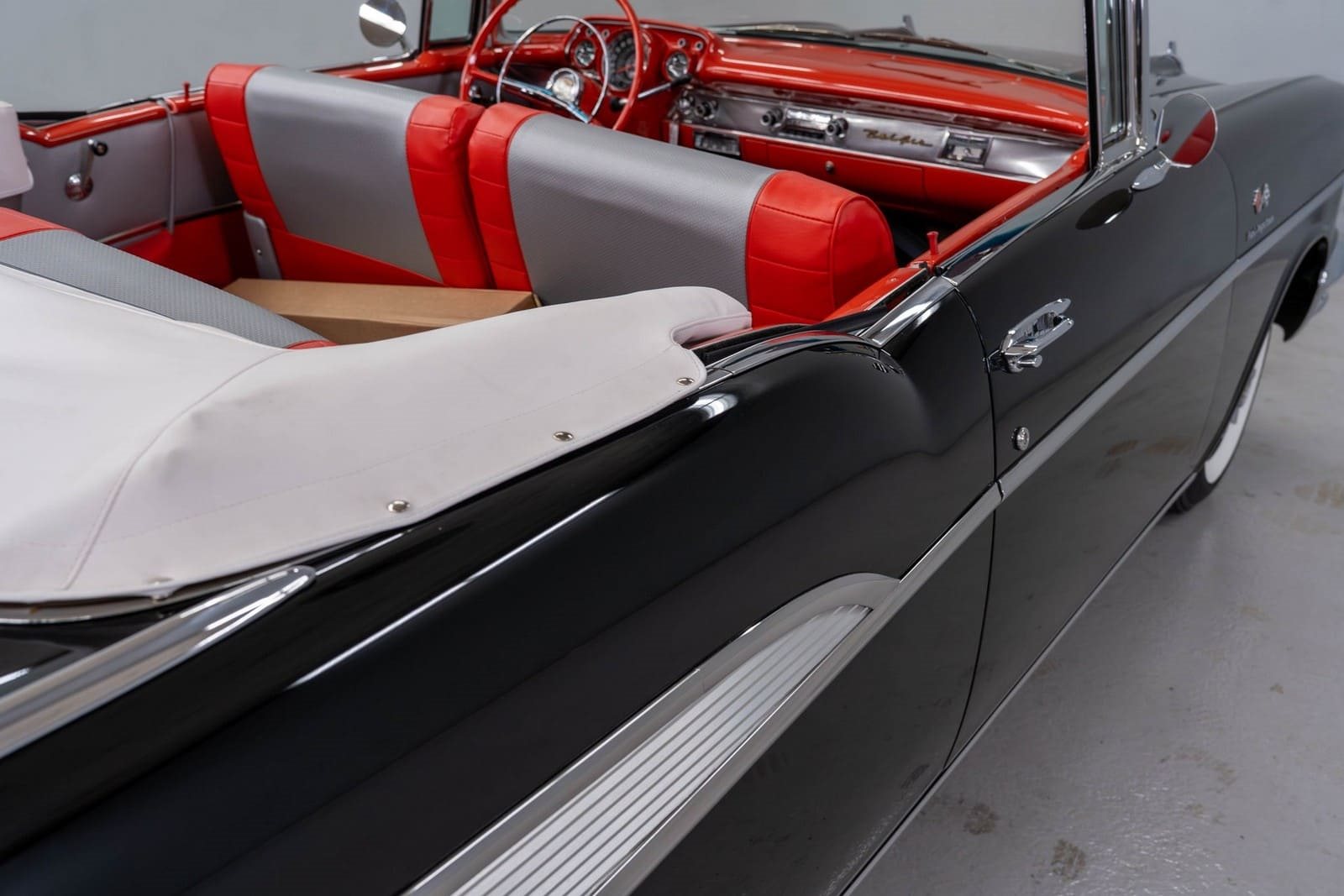 CHEVROLET BEL AIR CONVERTIBLE ONYX BLACK, foto 51