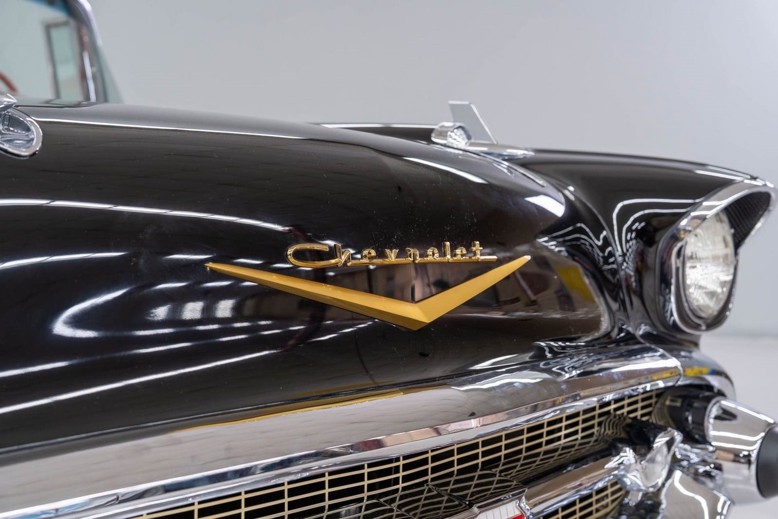 CHEVROLET BEL AIR CONVERTIBLE ONYX BLACK, foto 90