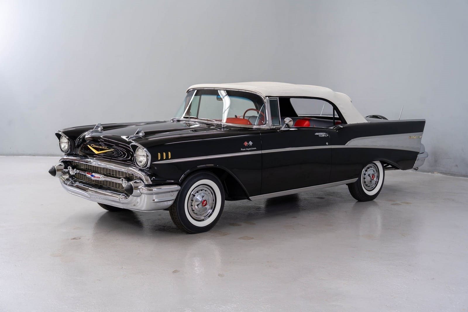 CHEVROLET BEL AIR CONVERTIBLE ONYX BLACK, foto 99