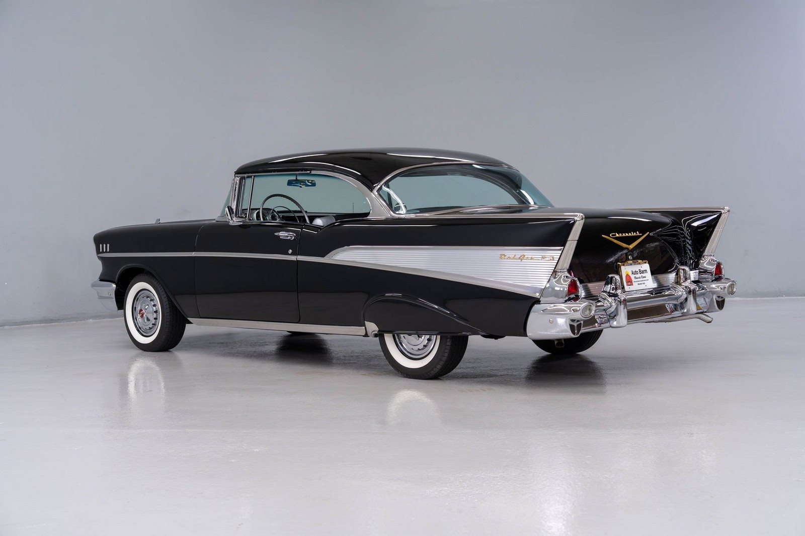 1957 - CHEVROLET BEL AIR SPORT COUPÉ ONYX BLACK, foto 3