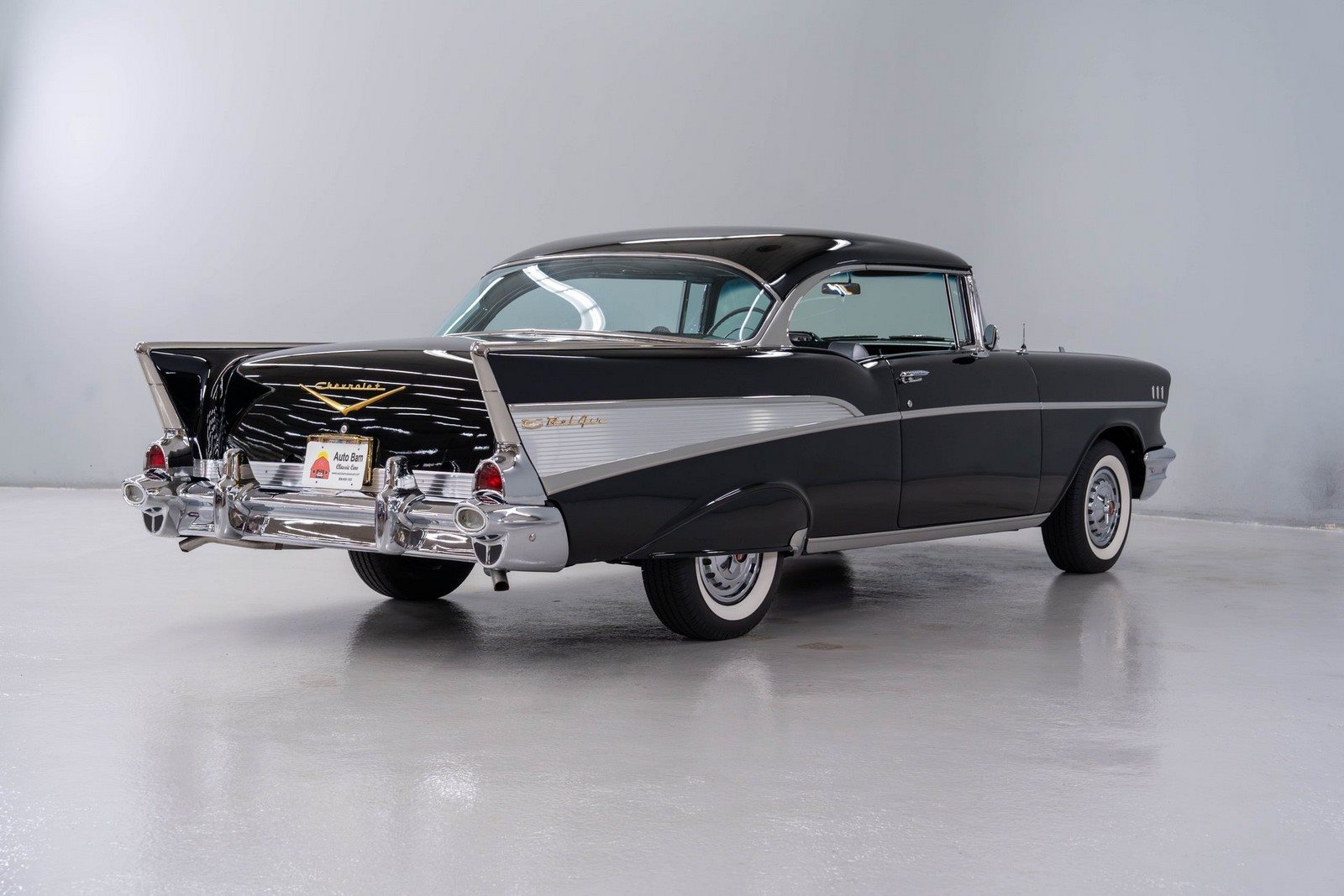 1957 - CHEVROLET BEL AIR SPORT COUPÉ ONYX BLACK, foto 6