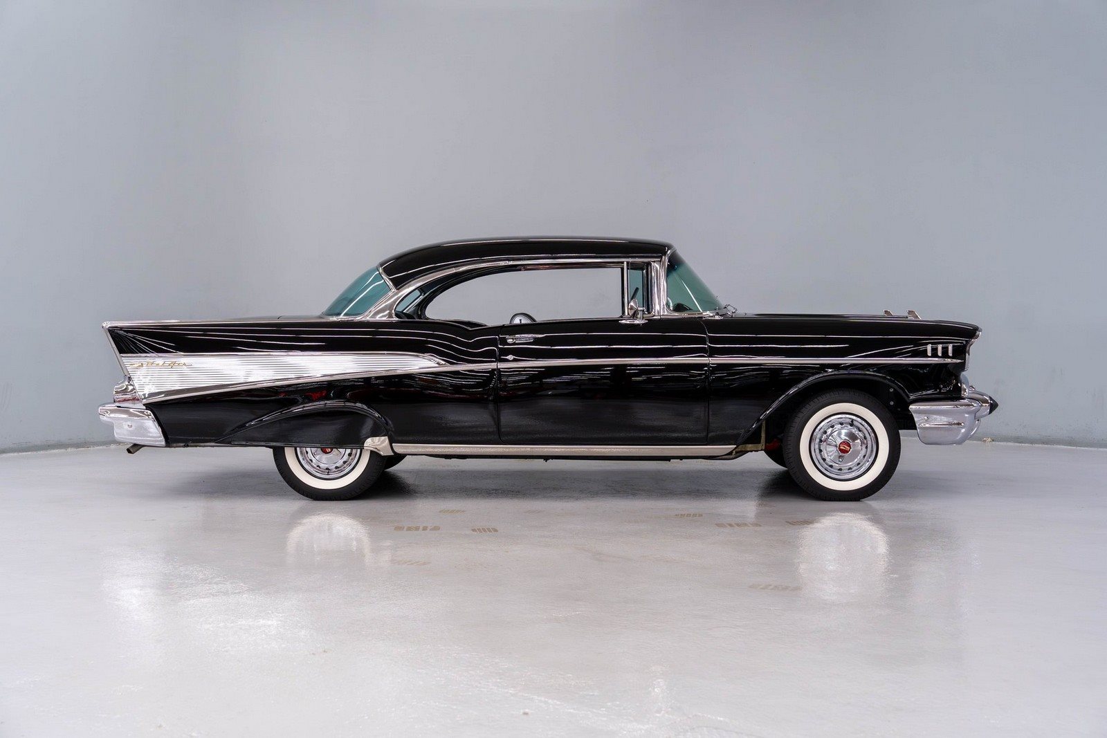 1957 - CHEVROLET BEL AIR SPORT COUPÉ ONYX BLACK, foto 7