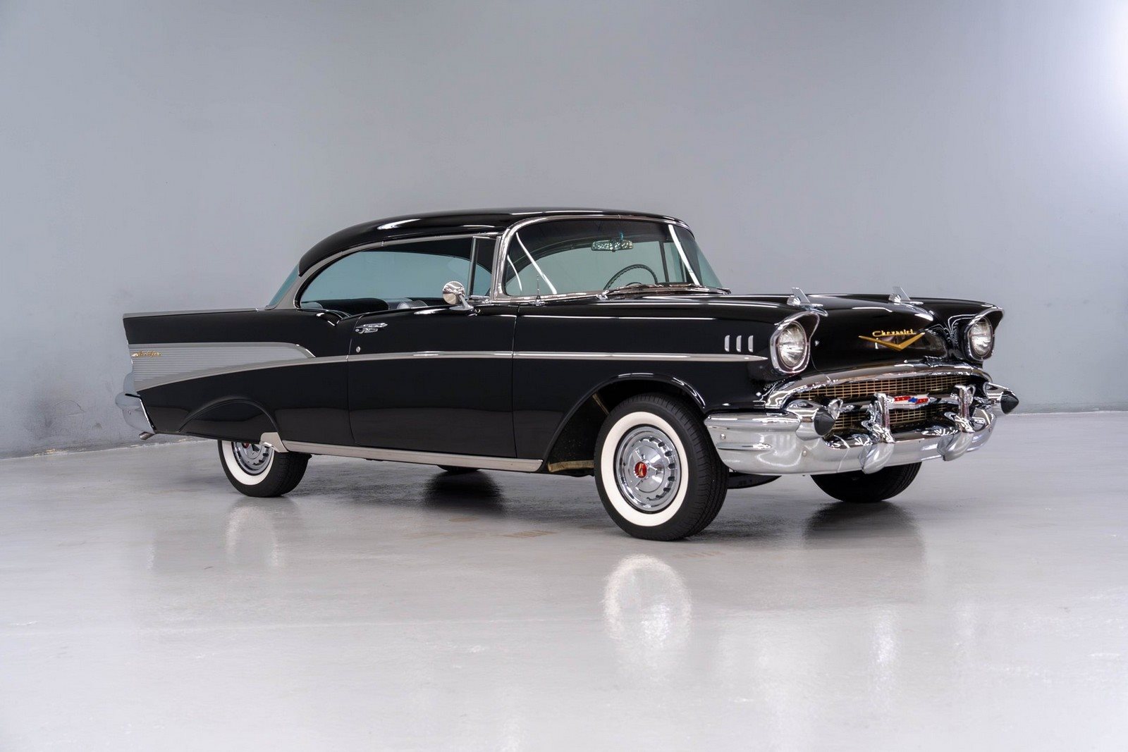 1957 - CHEVROLET BEL AIR SPORT COUPÉ ONYX BLACK, foto 8