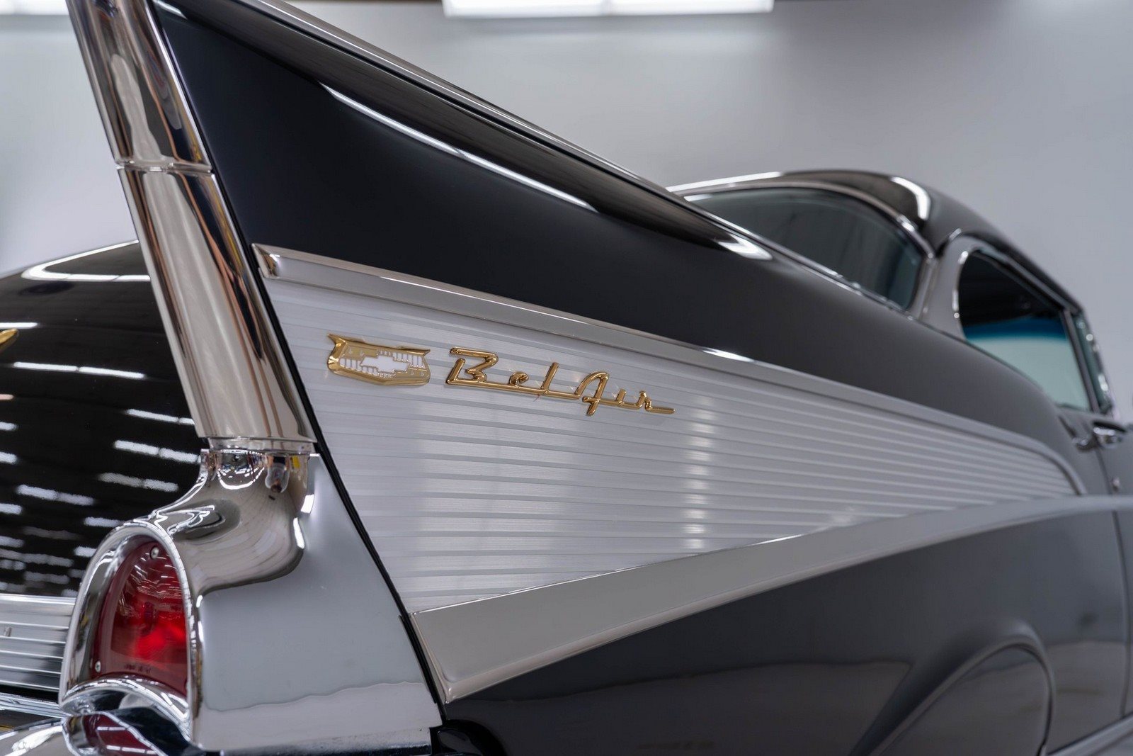 1957 - CHEVROLET BEL AIR SPORT COUPÉ ONYX BLACK, foto 41