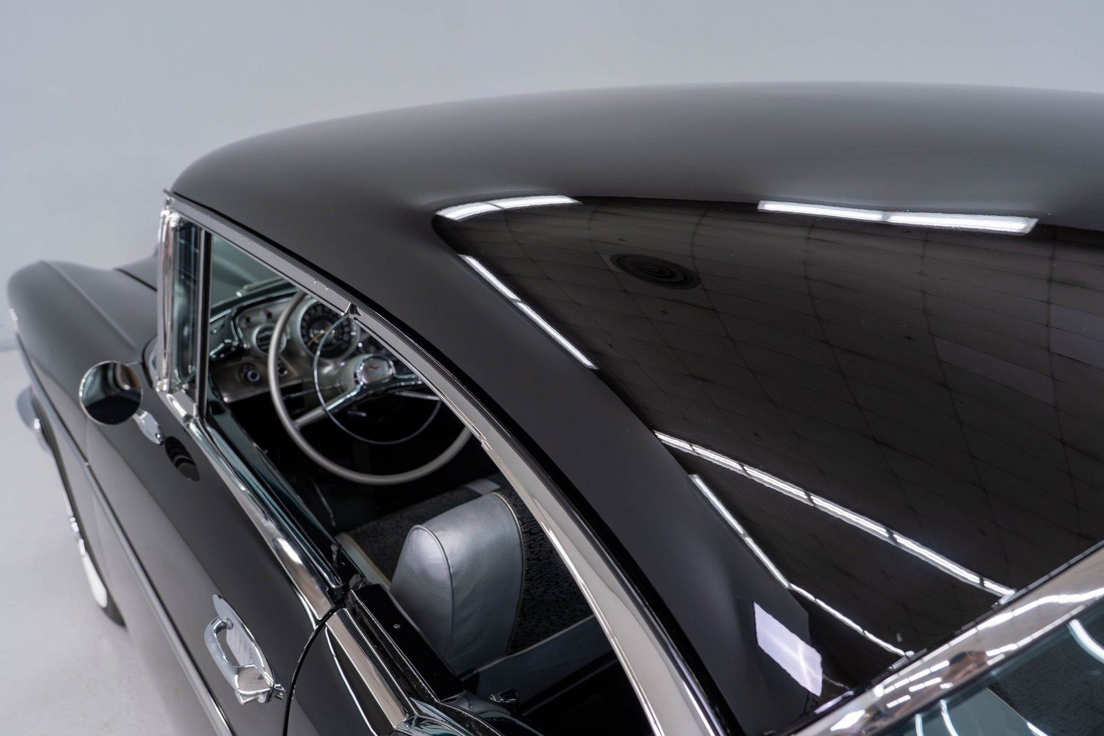 1957 - CHEVROLET BEL AIR SPORT COUPÉ ONYX BLACK, foto 46