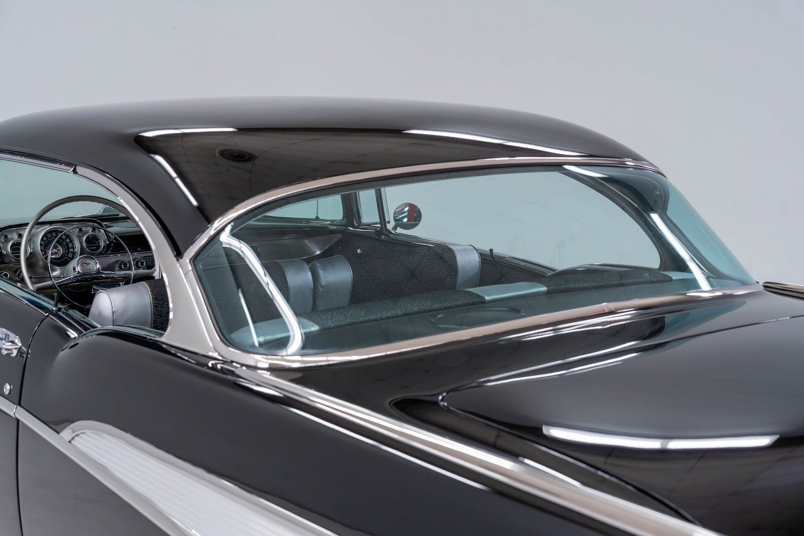 1957 - CHEVROLET BEL AIR SPORT COUPÉ ONYX BLACK, foto 75