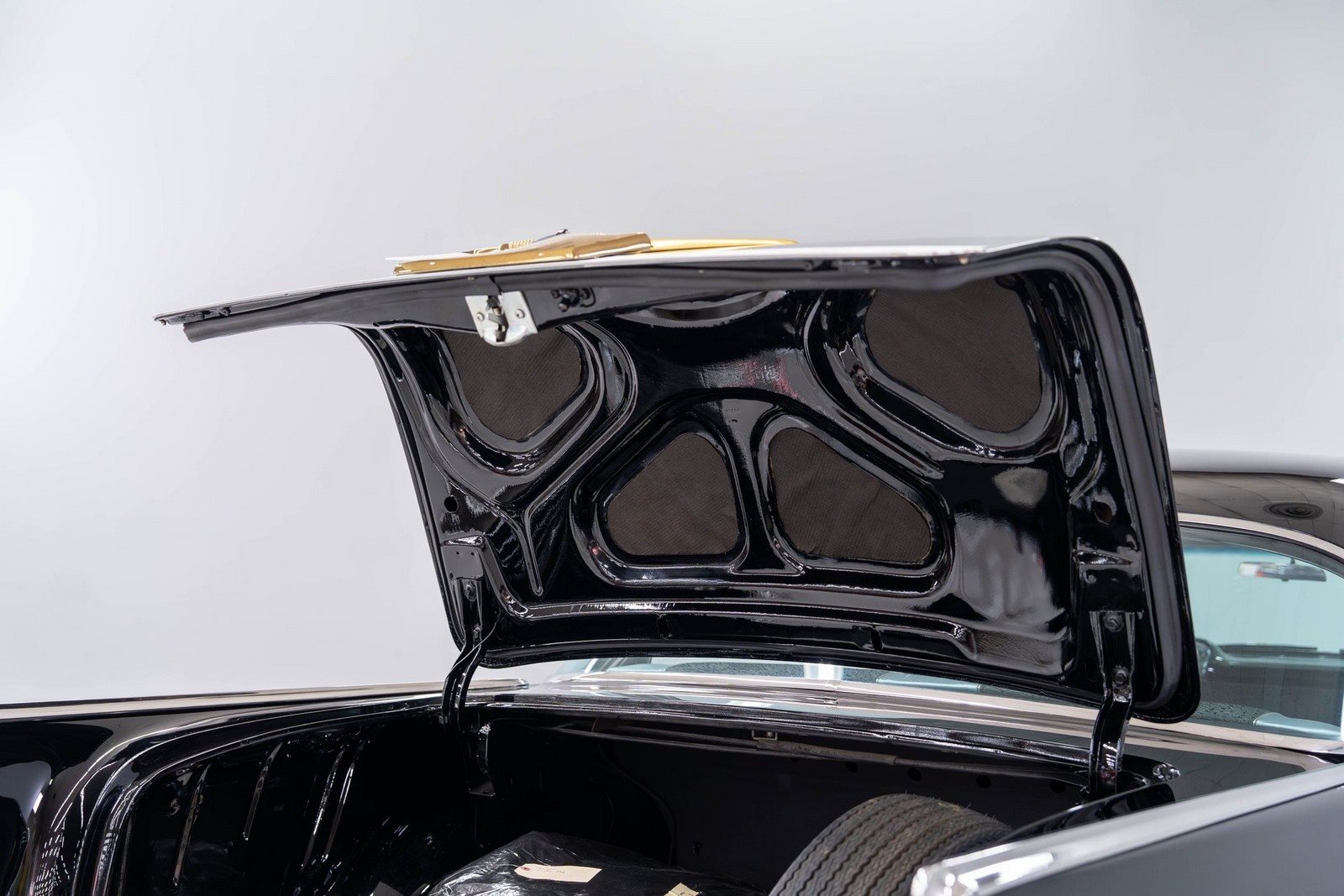 1957 - CHEVROLET BEL AIR SPORT COUPÉ ONYX BLACK, foto 96