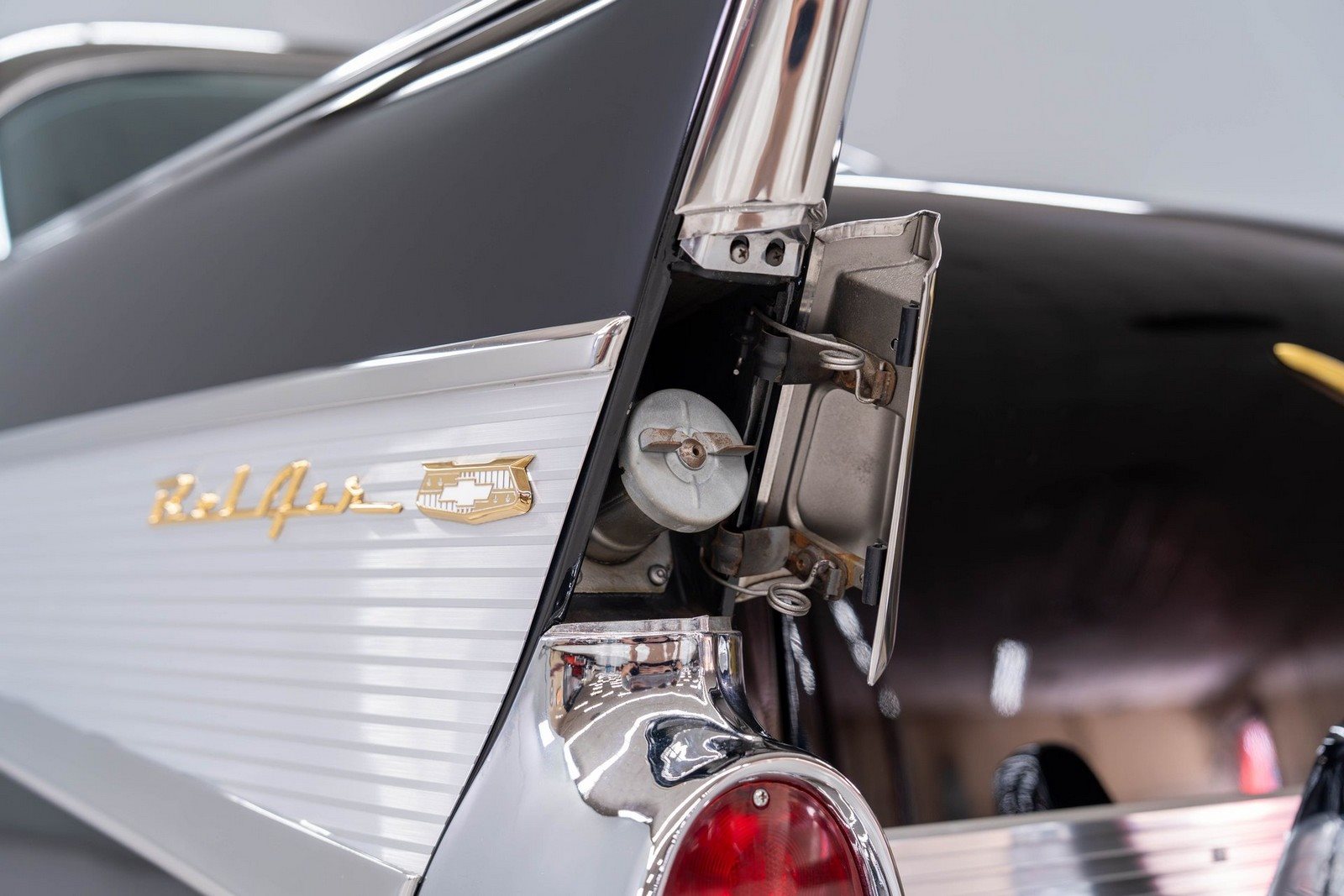 1957 - CHEVROLET BEL AIR SPORT COUPÉ ONYX BLACK, foto 97