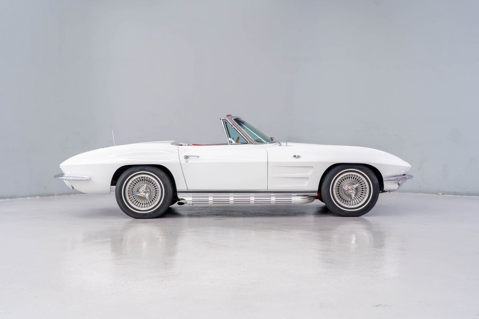 1964 - CHEVROLET CORVETTE CONVETIBLE ERMINE WHITE, foto 7