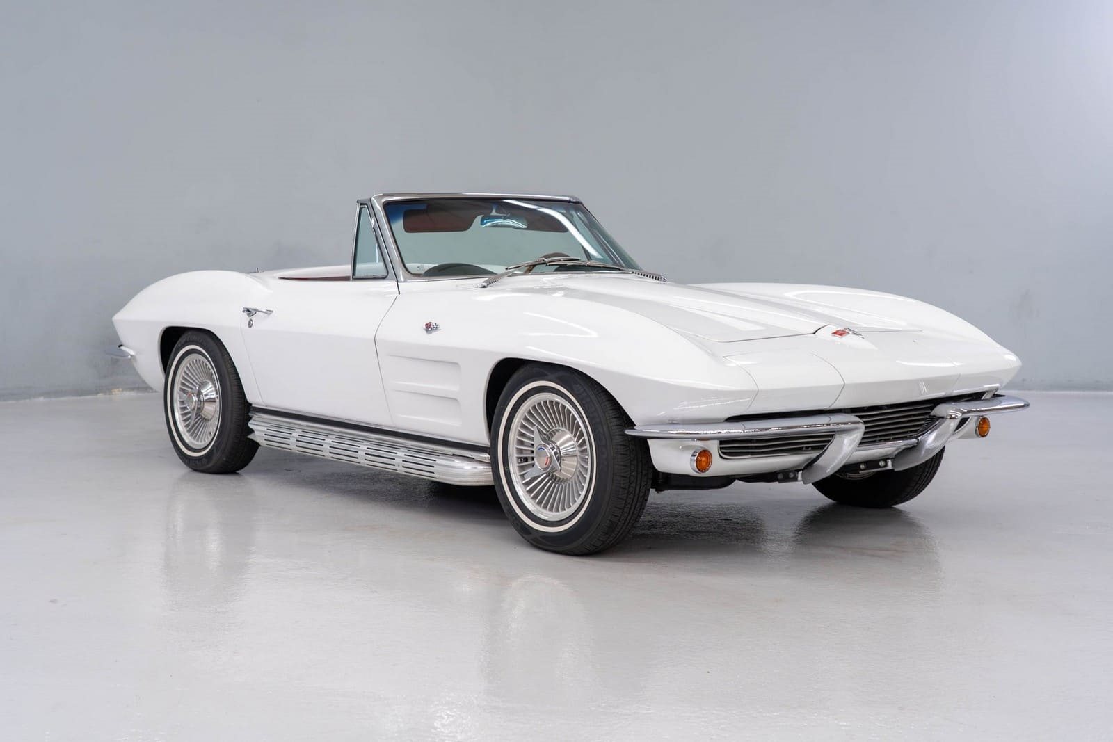 1964 - CHEVROLET CORVETTE CONVETIBLE ERMINE WHITE, foto 8