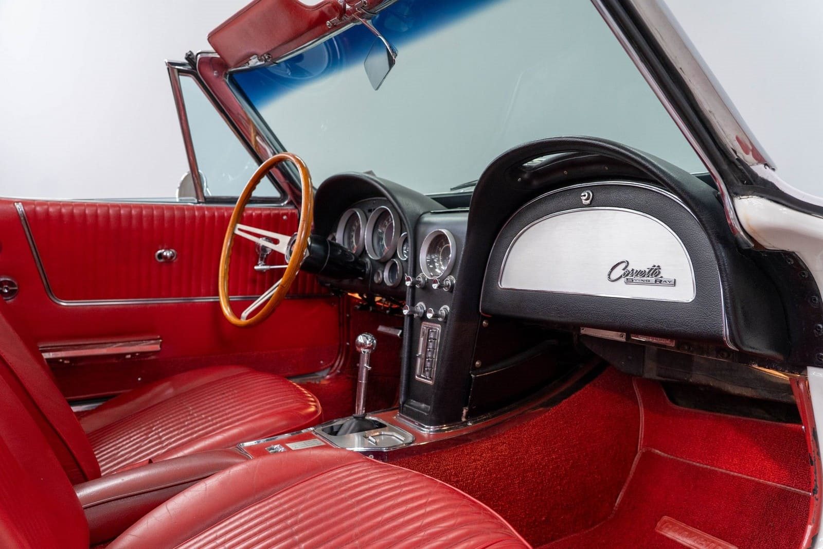 1964 - CHEVROLET CORVETTE CONVETIBLE ERMINE WHITE, foto 24