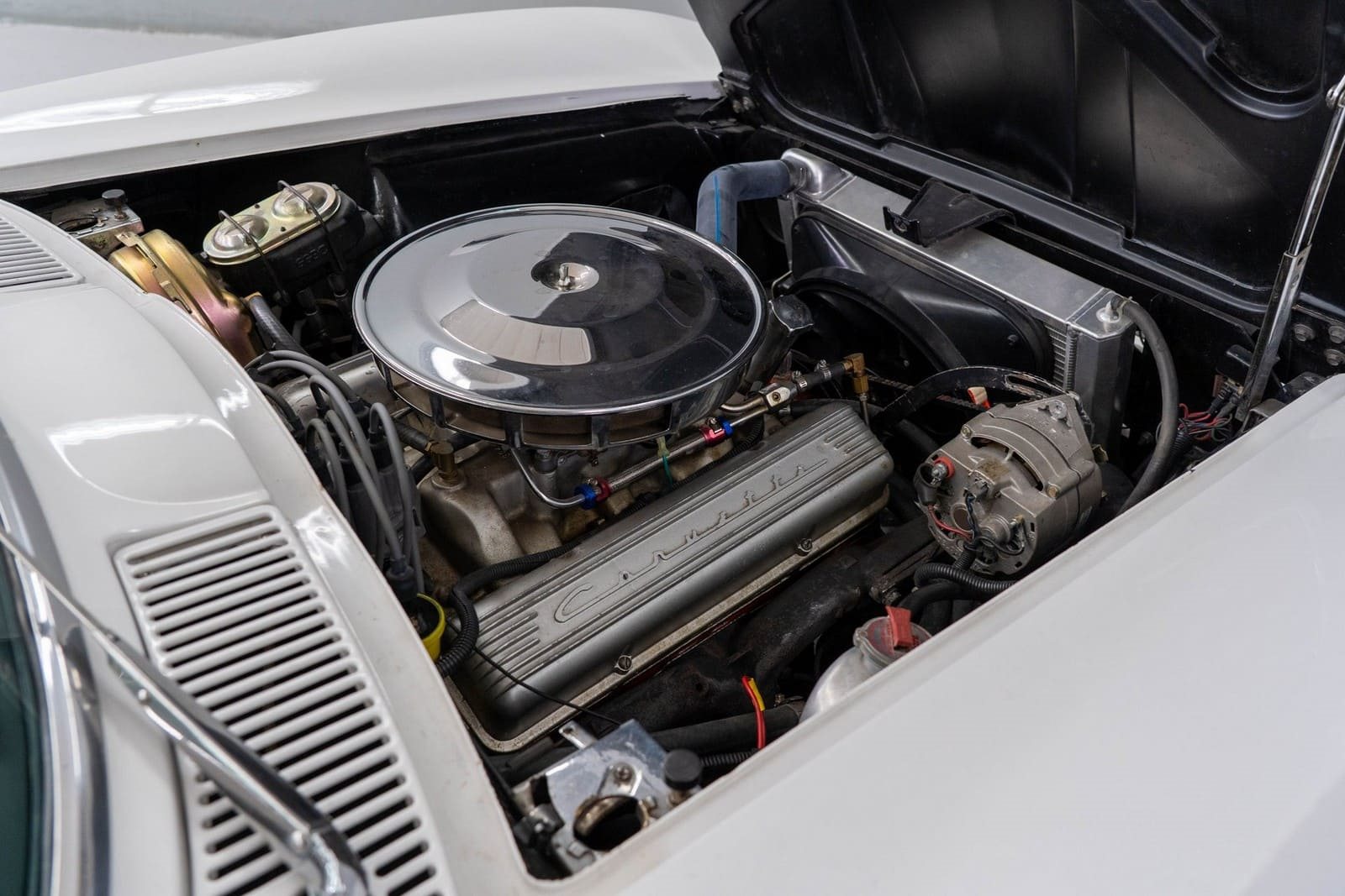 1964 - CHEVROLET CORVETTE CONVETIBLE ERMINE WHITE, foto 36