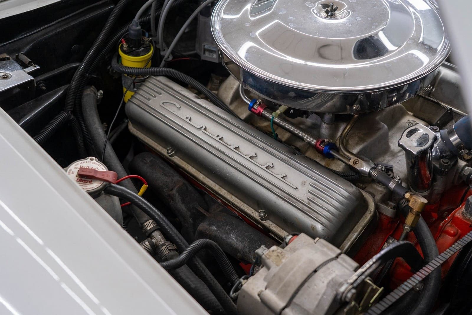 1964 - CHEVROLET CORVETTE CONVETIBLE ERMINE WHITE, foto 41