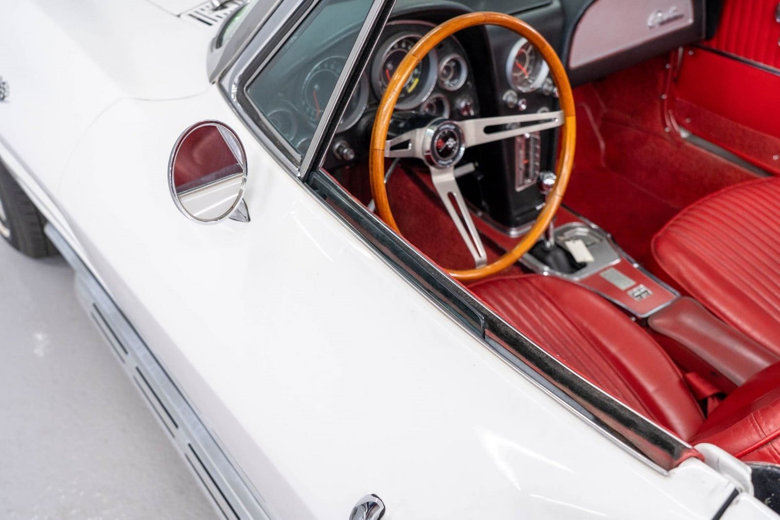 1964 - CHEVROLET CORVETTE CONVETIBLE ERMINE WHITE, foto 50